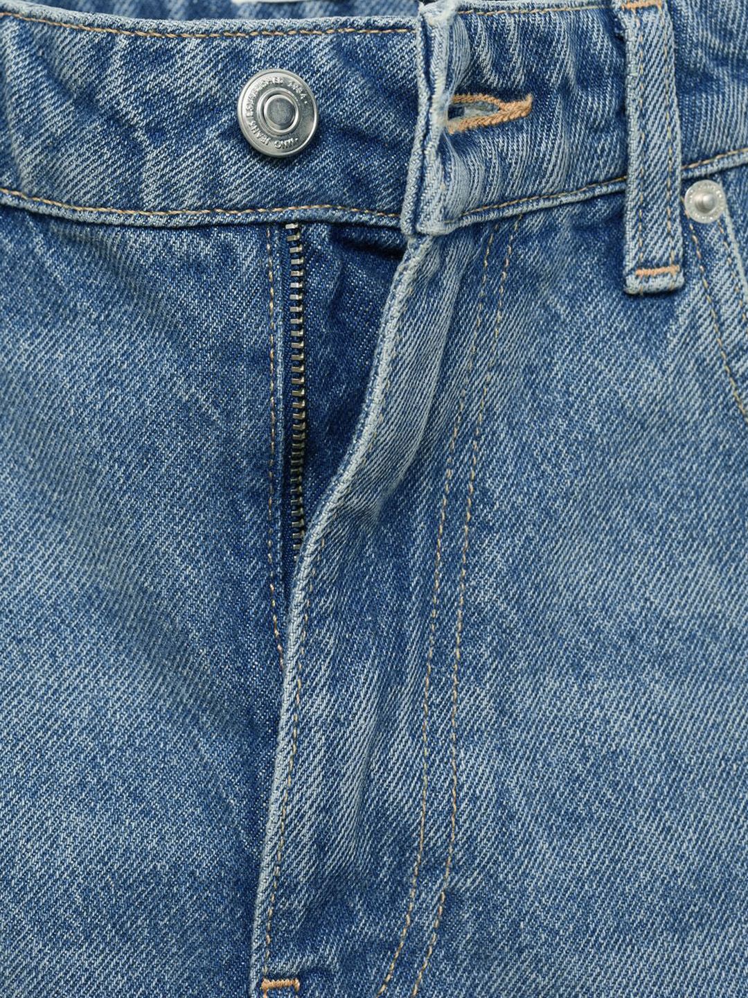 Straight Fit Mid-Rise Jeans