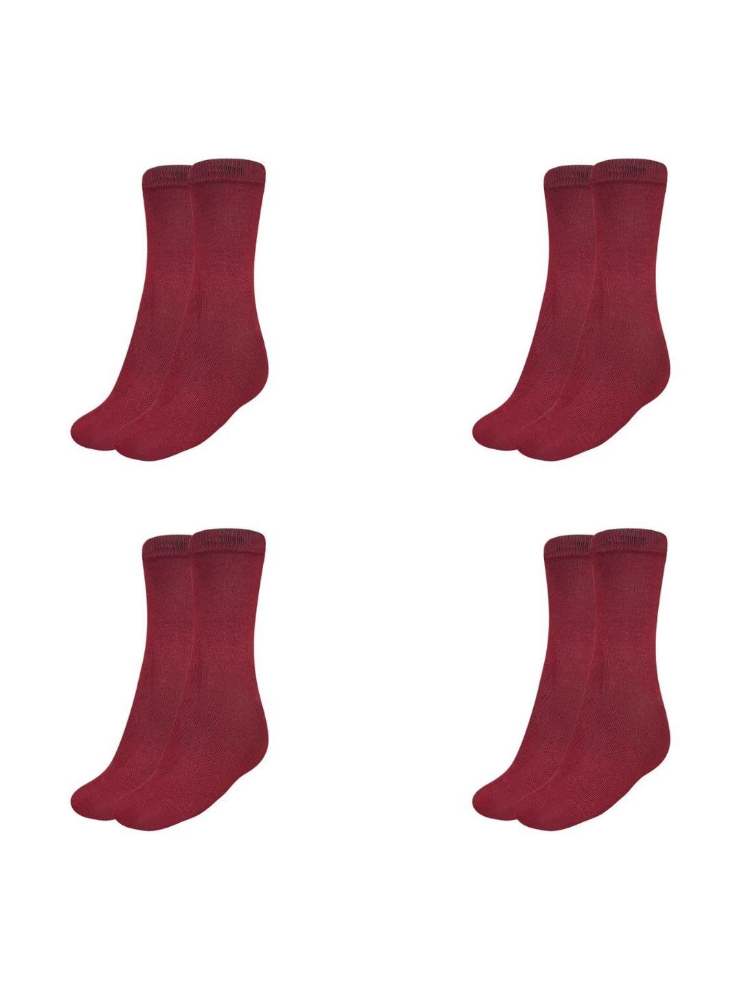 MUKHAKSH Men Pack Of 4 Pairs Pure Cotton Calf-Length Socks