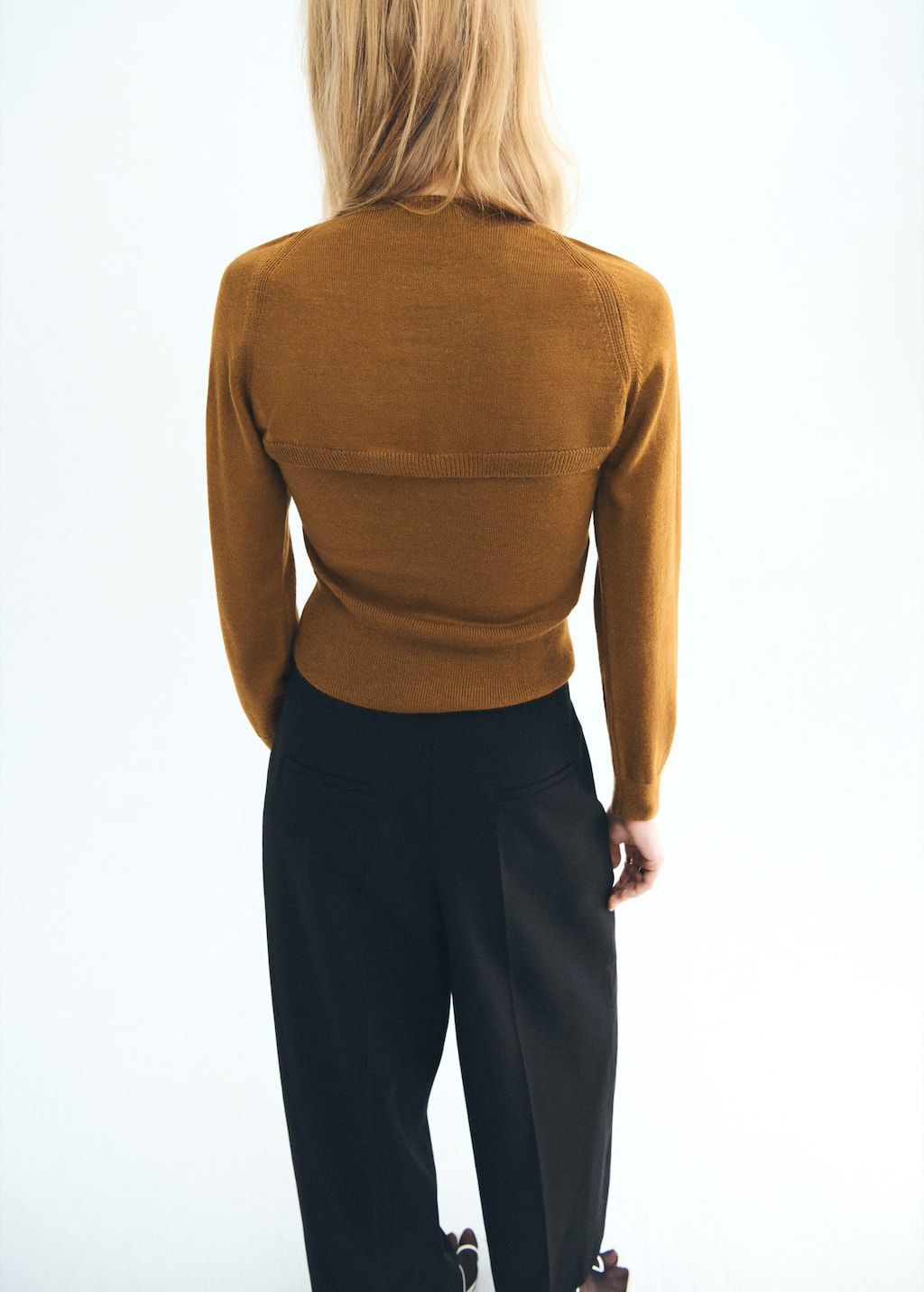 Knitted Top With Attached Shrug