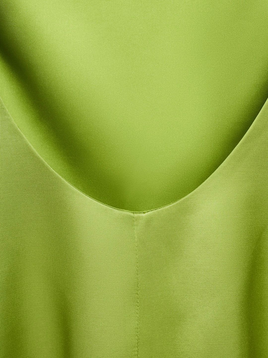 Backless Satin Shift Dress