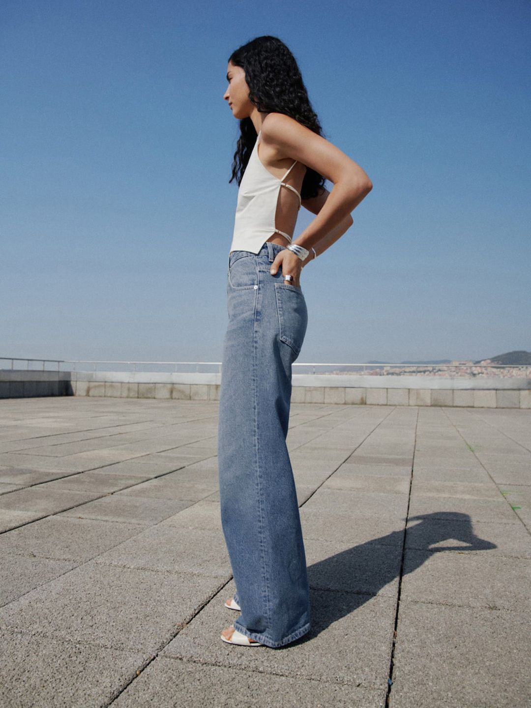 Straight Fit Mid-Rise Jeans