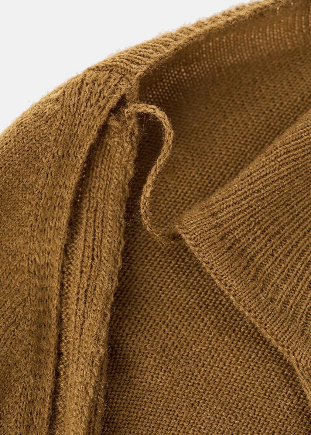 Knitted Top With Attached Shrug