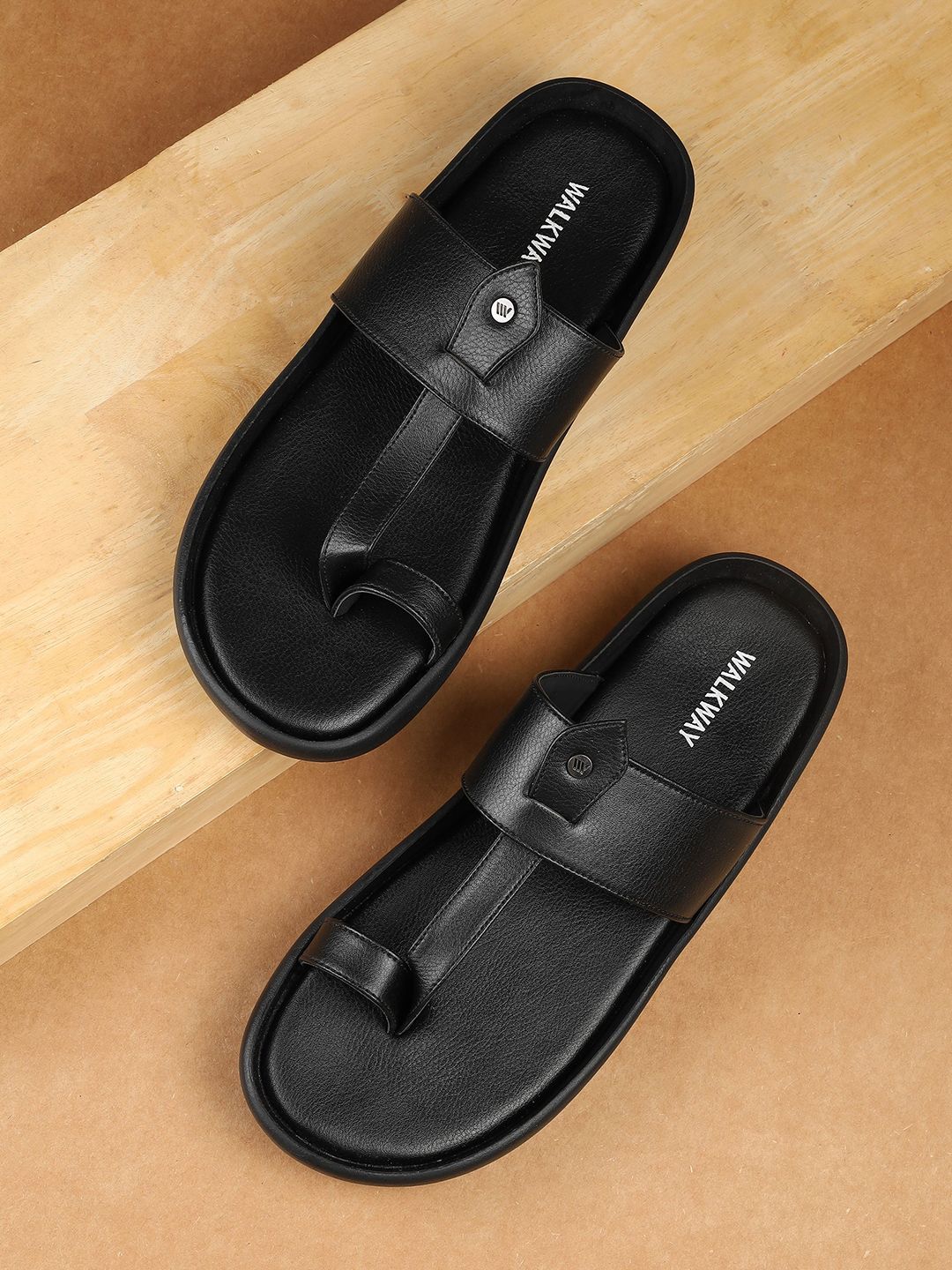 WALKWAY by Metro Men Solid Thong Flip-Flops