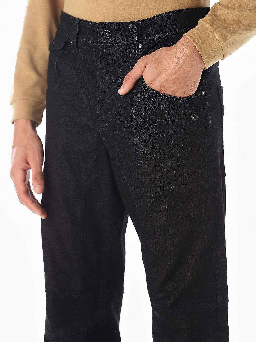 Tapered Fit Low-Rise Stretchable Jeans