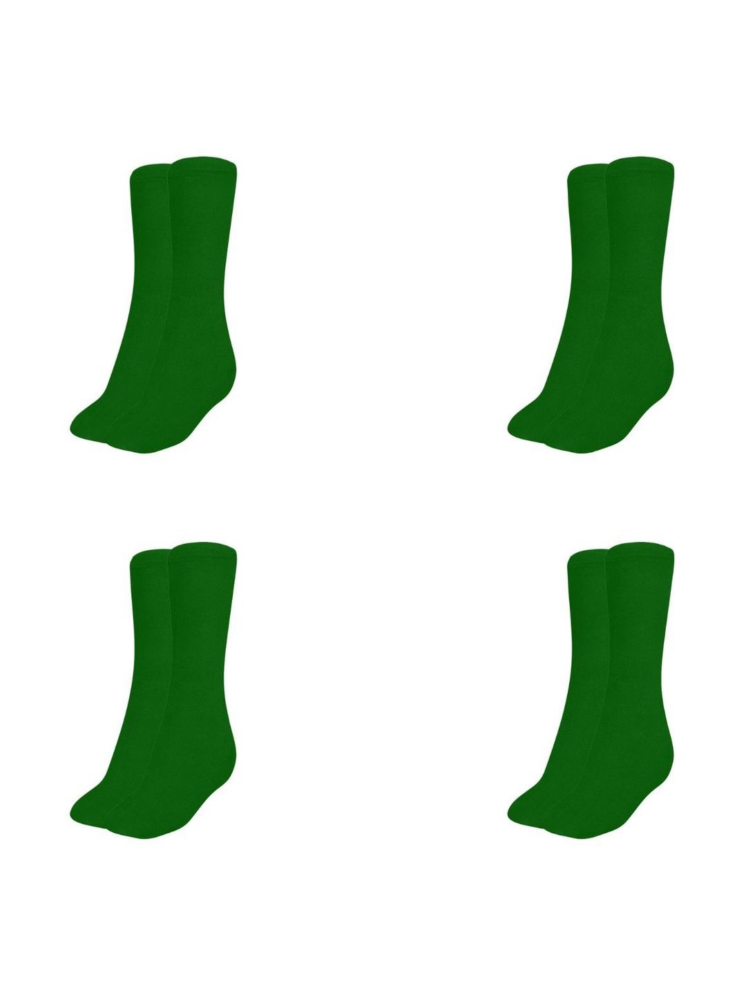 MUKHAKSH Men Pack Of 4 Pure Cotton Calf-Length Socks