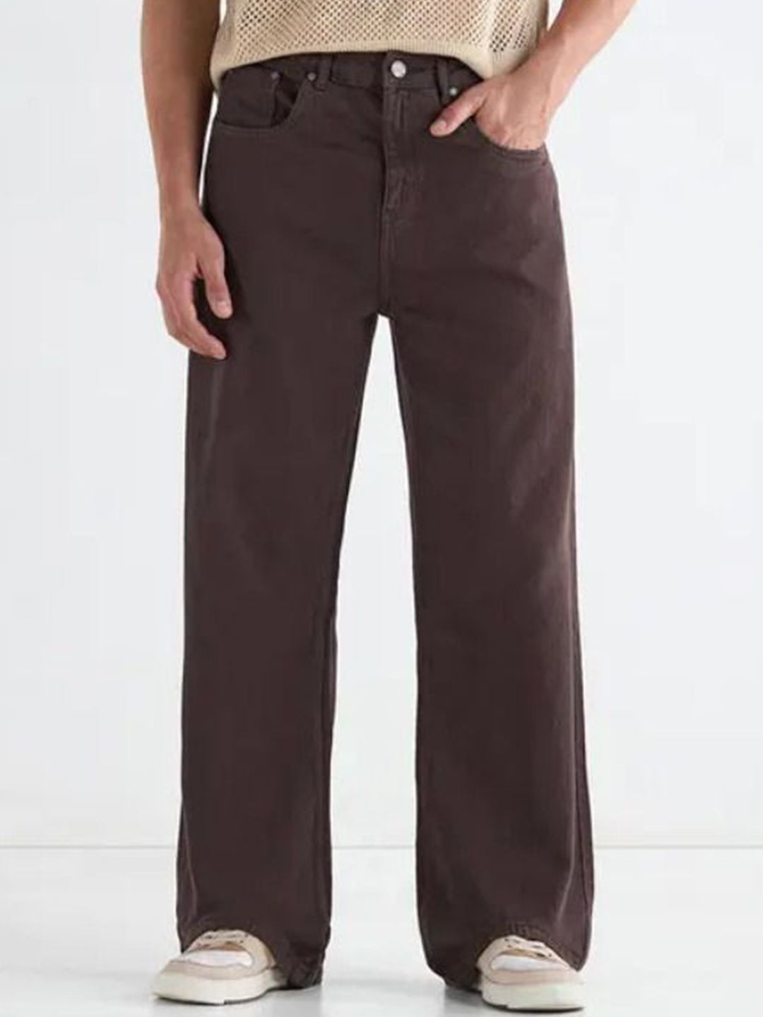 me Queen Men Flared Mid-Rise Jeans