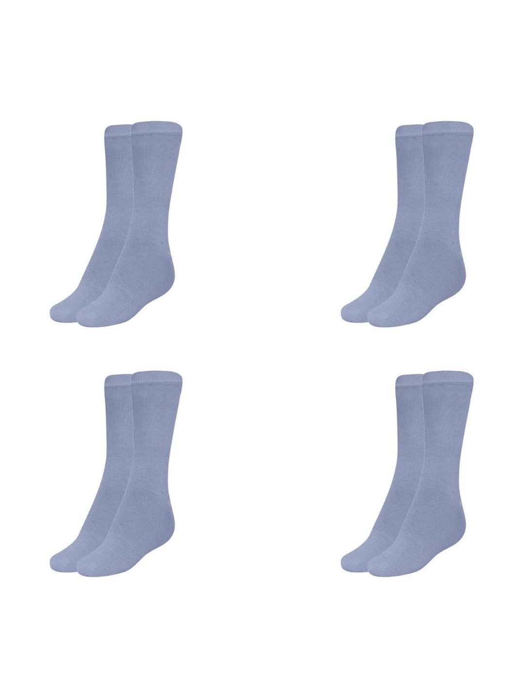 MUKHAKSH Men Pack Of 4 Pure Cotton Calf-Length Socks