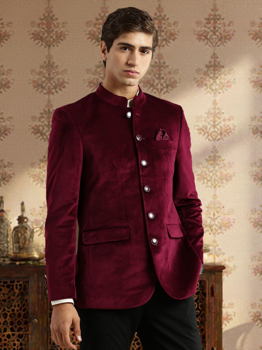 House of Pataudi Jashn Bandhgala Blazer