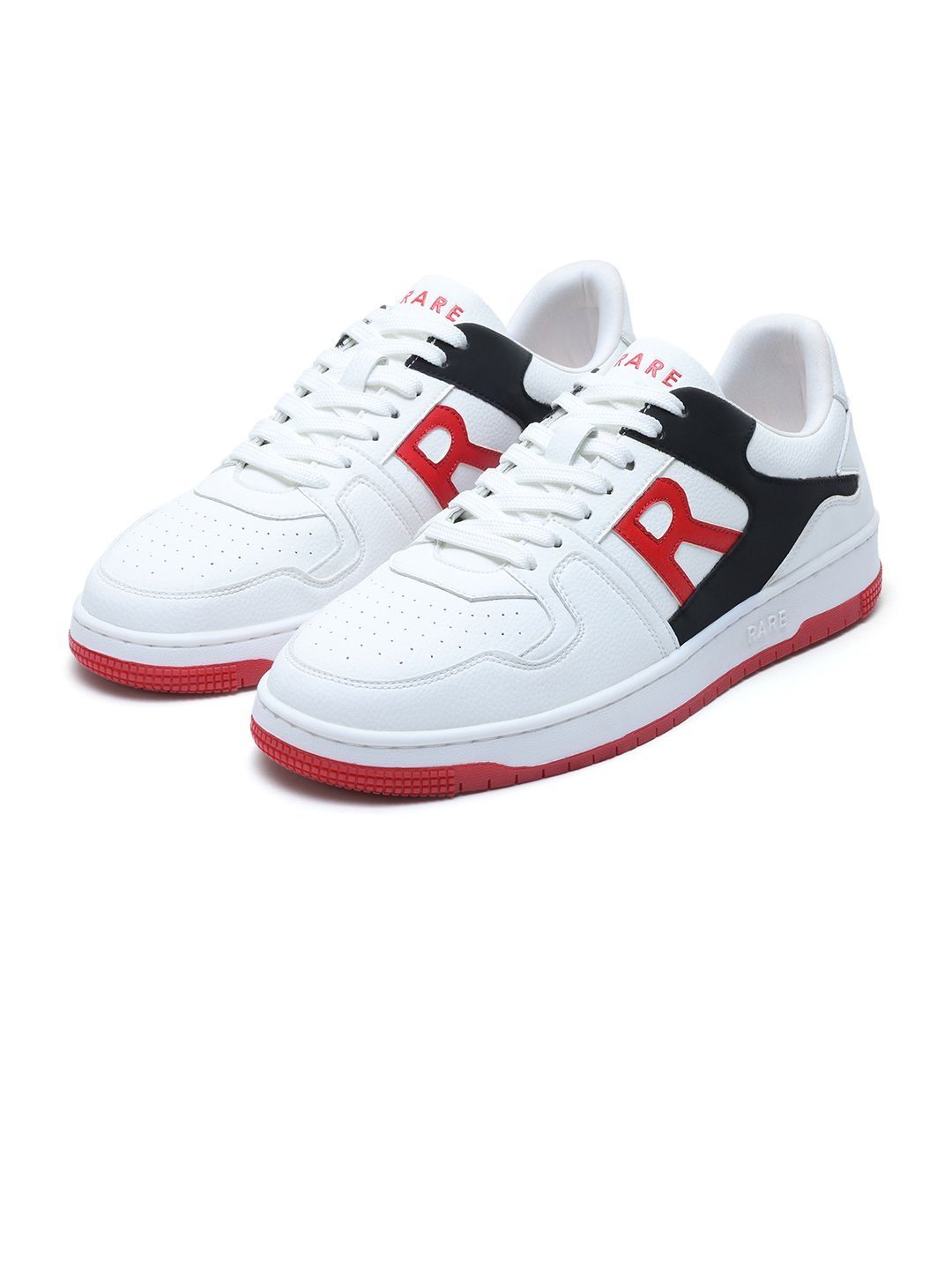 RARE RABBIT Men Perforations Leather Sneakers