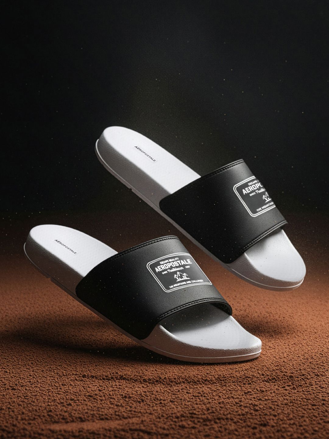 Aeropostale Men Brand Logo Printed Sliders