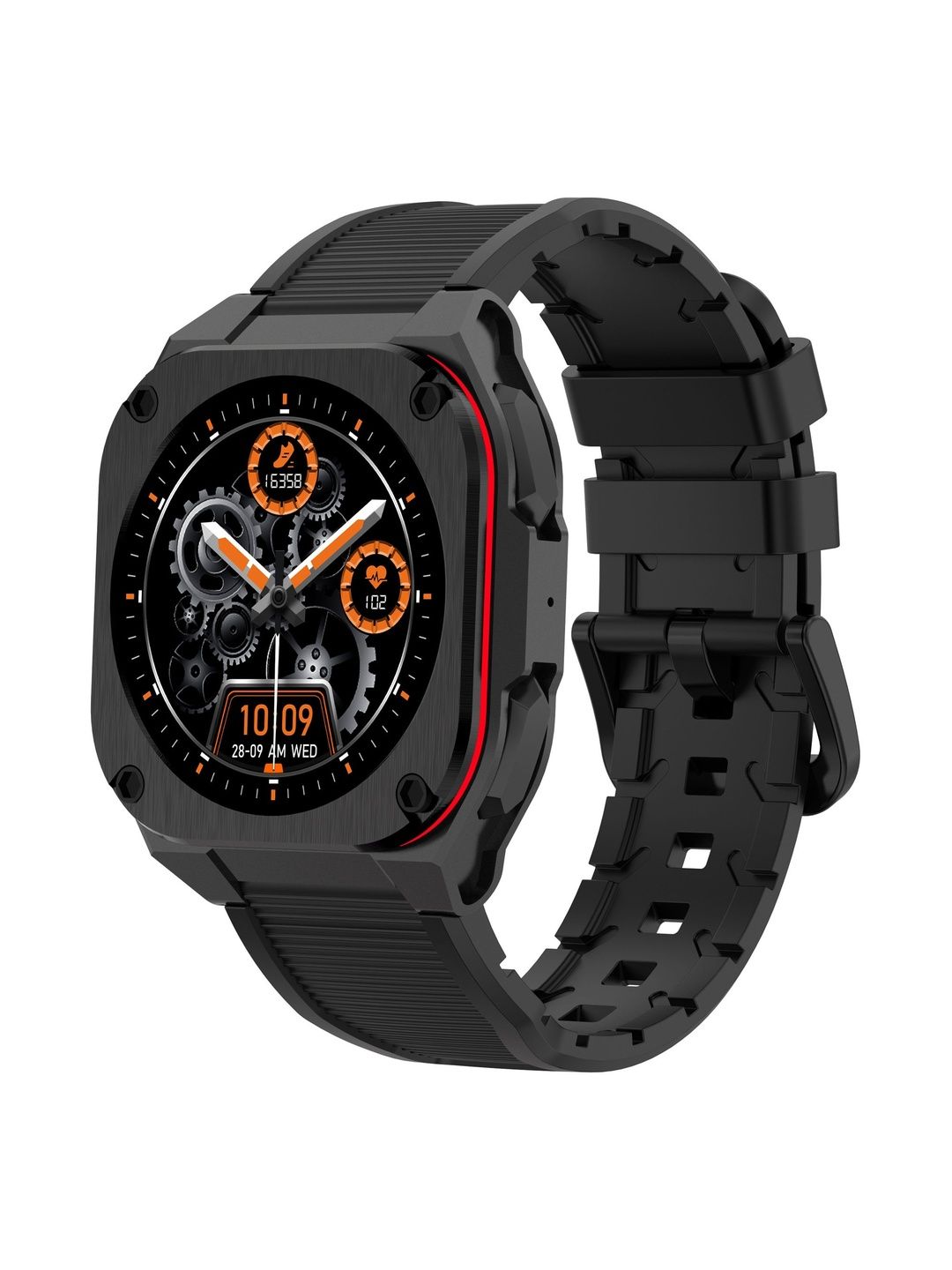 TIMEX Smart Halo 1.32"(3.3cm) AMOLED Display with BT Calling Smartwatch TWTXW1100T