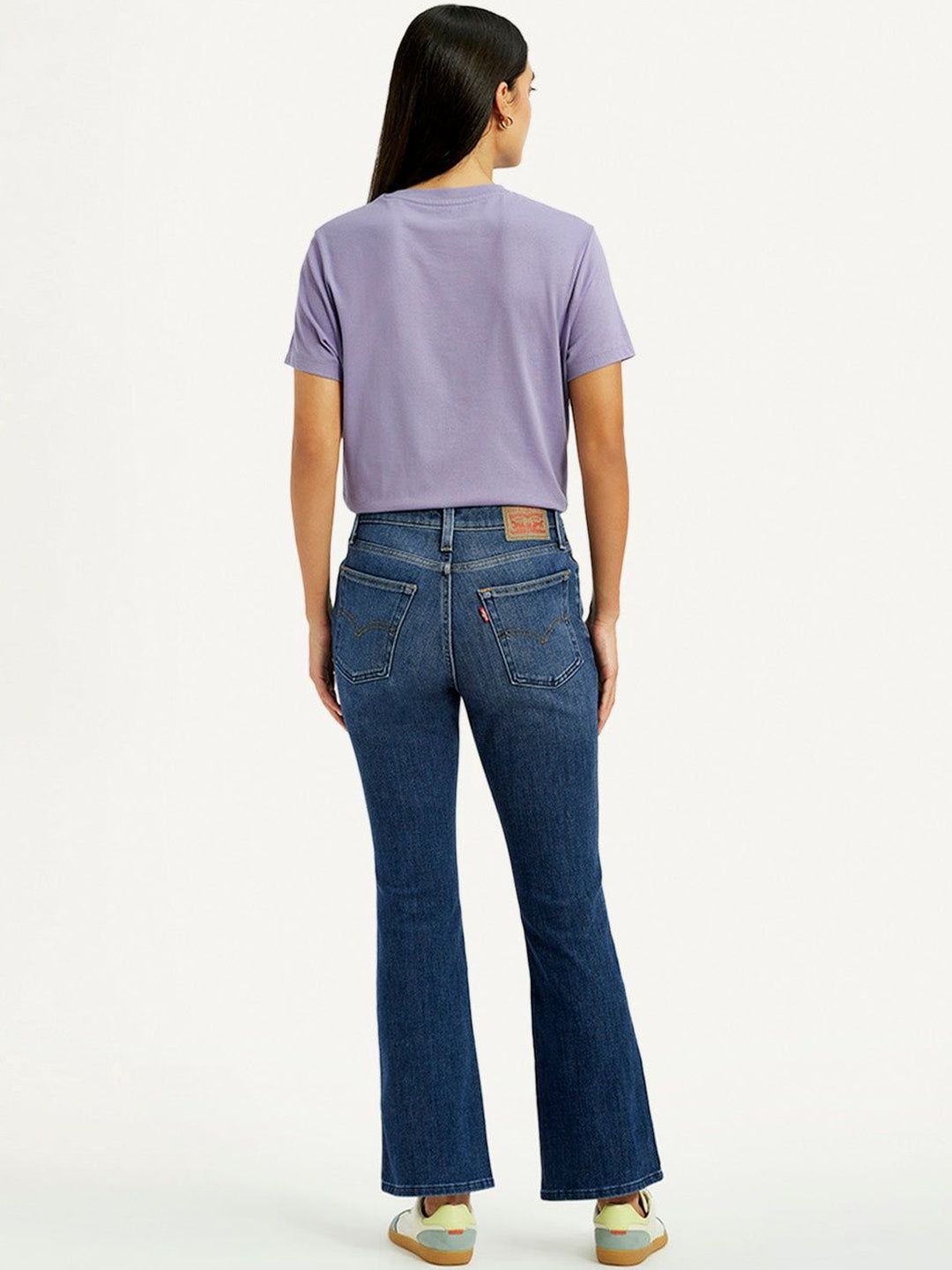 725 Blue Bootcut Fit High Rise Jeans