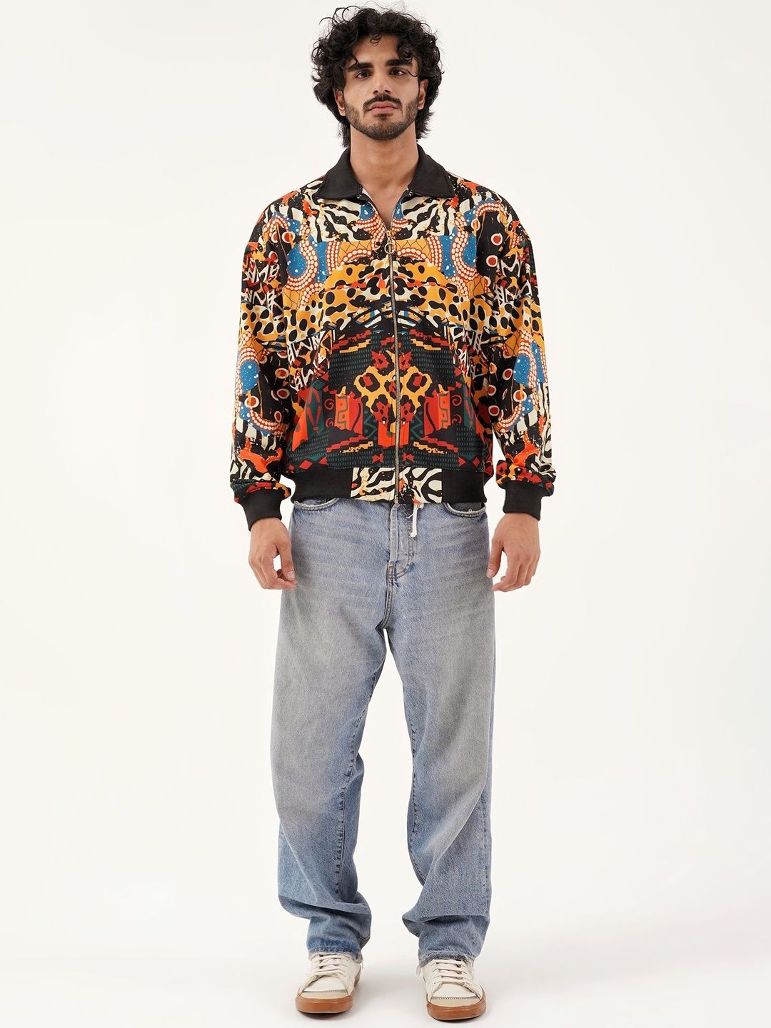 Clazzey Men Fleece Bomber Jacket