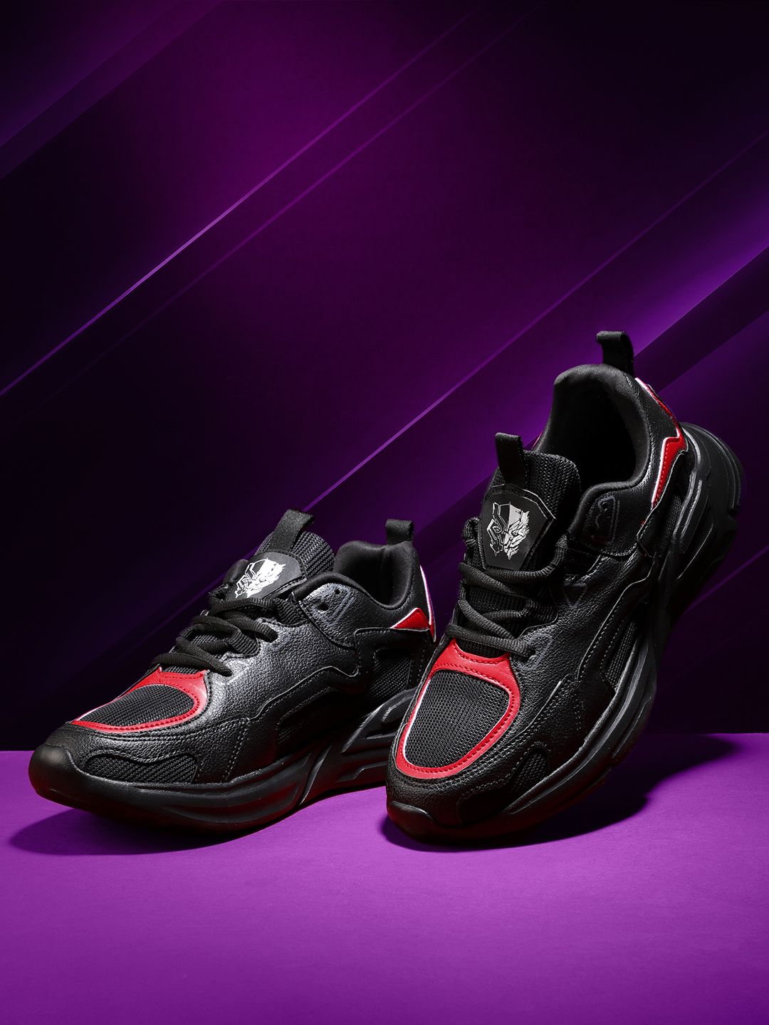 MARVEL STREET Men Black Panther Walking Shoes