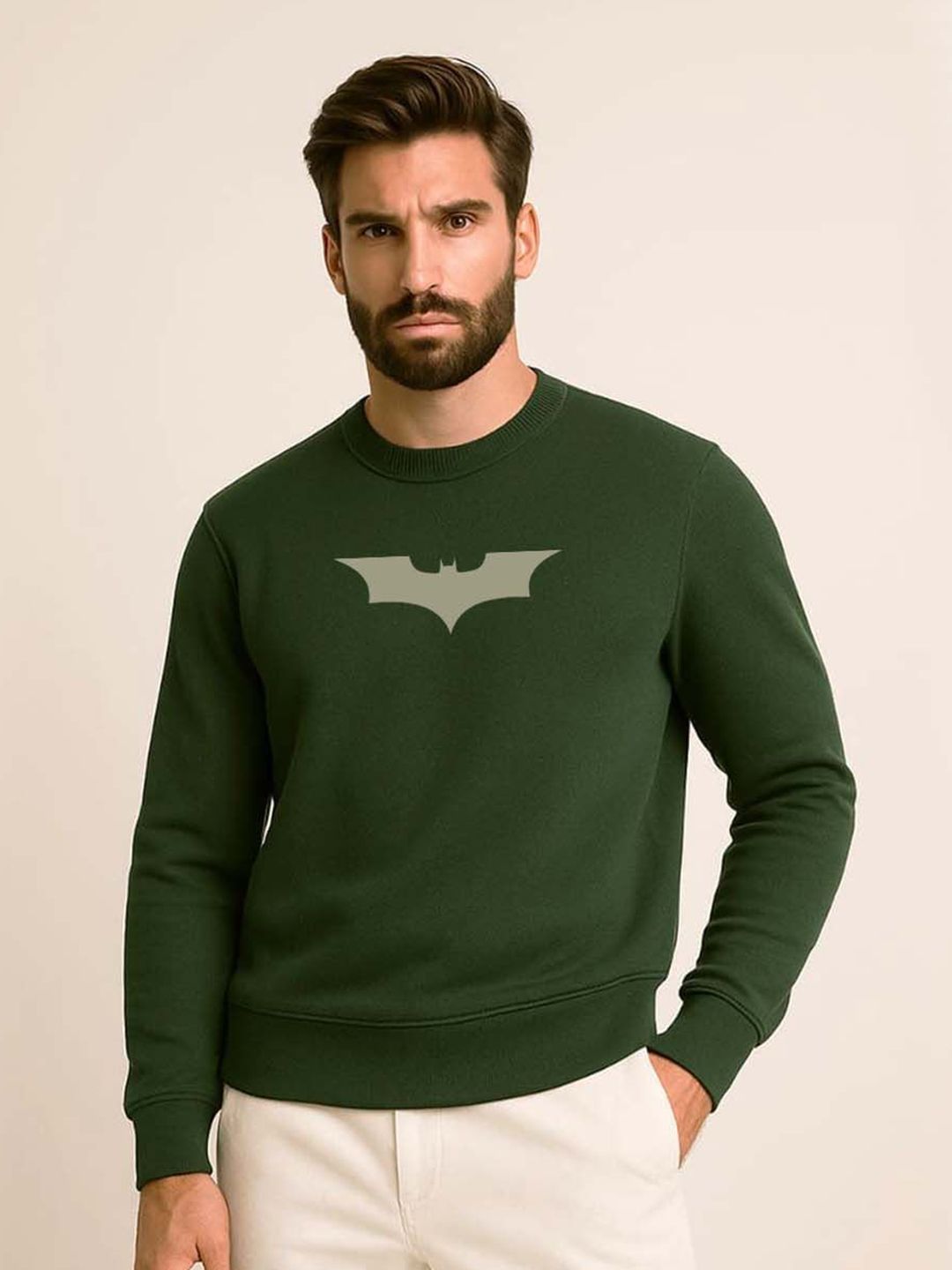 Organic Chics Men Printed Sweatshirt