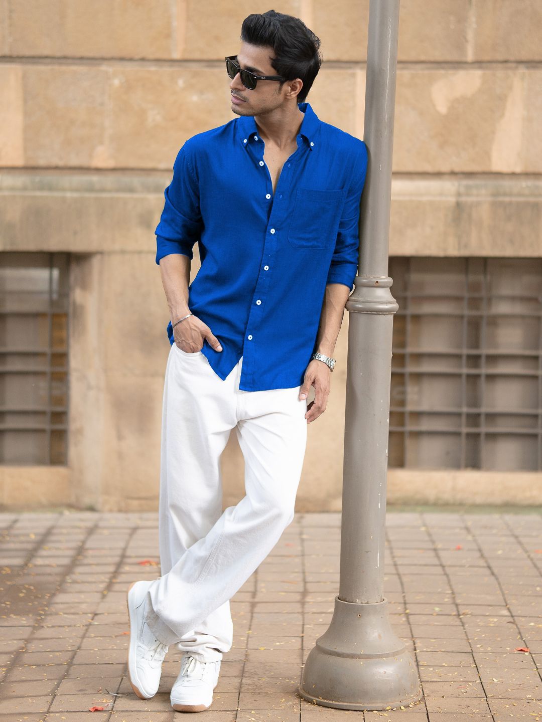 Powerlook Men Long Sleeves Shirt