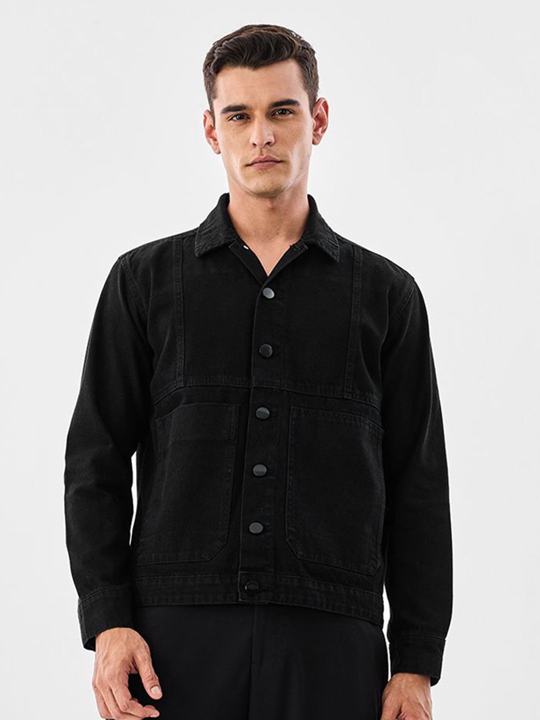 Snitch Men Lapel Collar Tailored Jacket