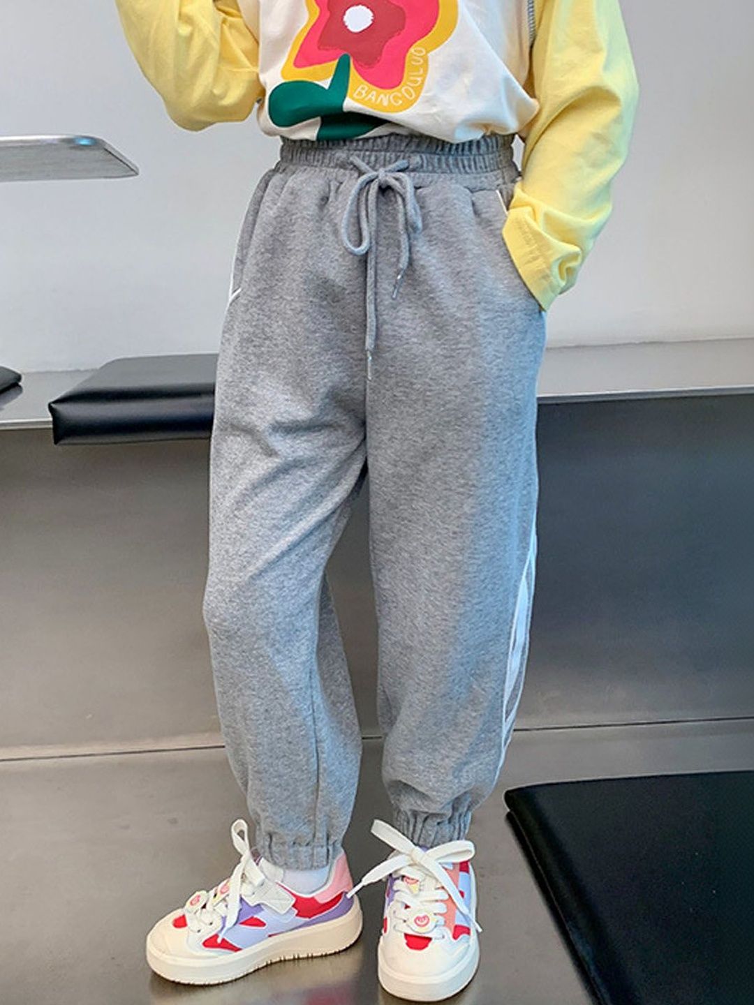 Xsole Girls Jogger Mid-Rise Trousers