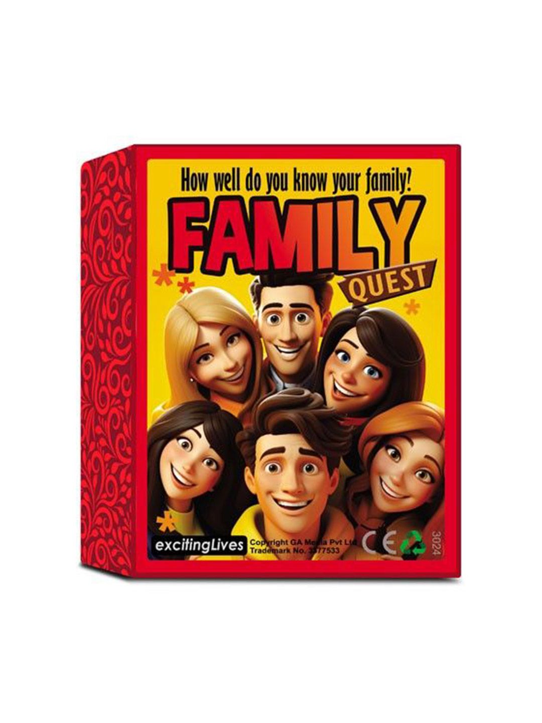 exciting Lives Set of 4 Cards Activity Toys and Games