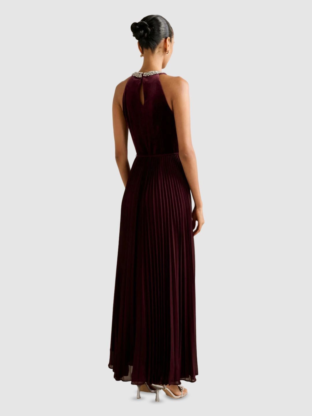 Halter Neck Maxi Dress