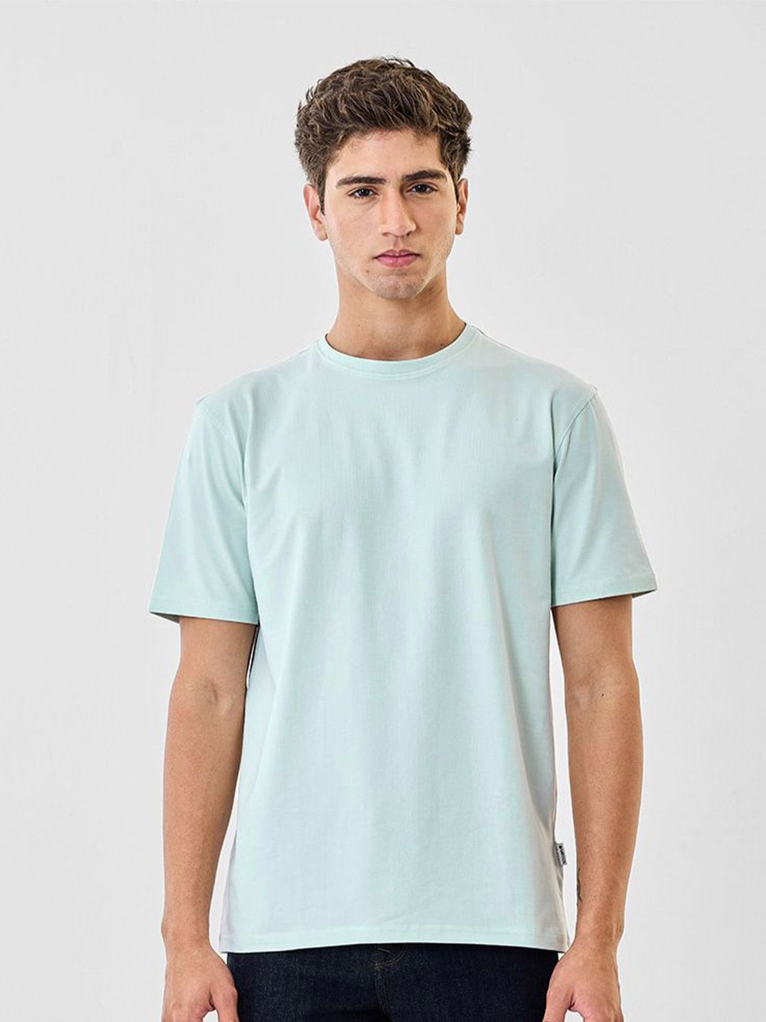 Snitch Round Neck Short Sleeves Casual T-shirt