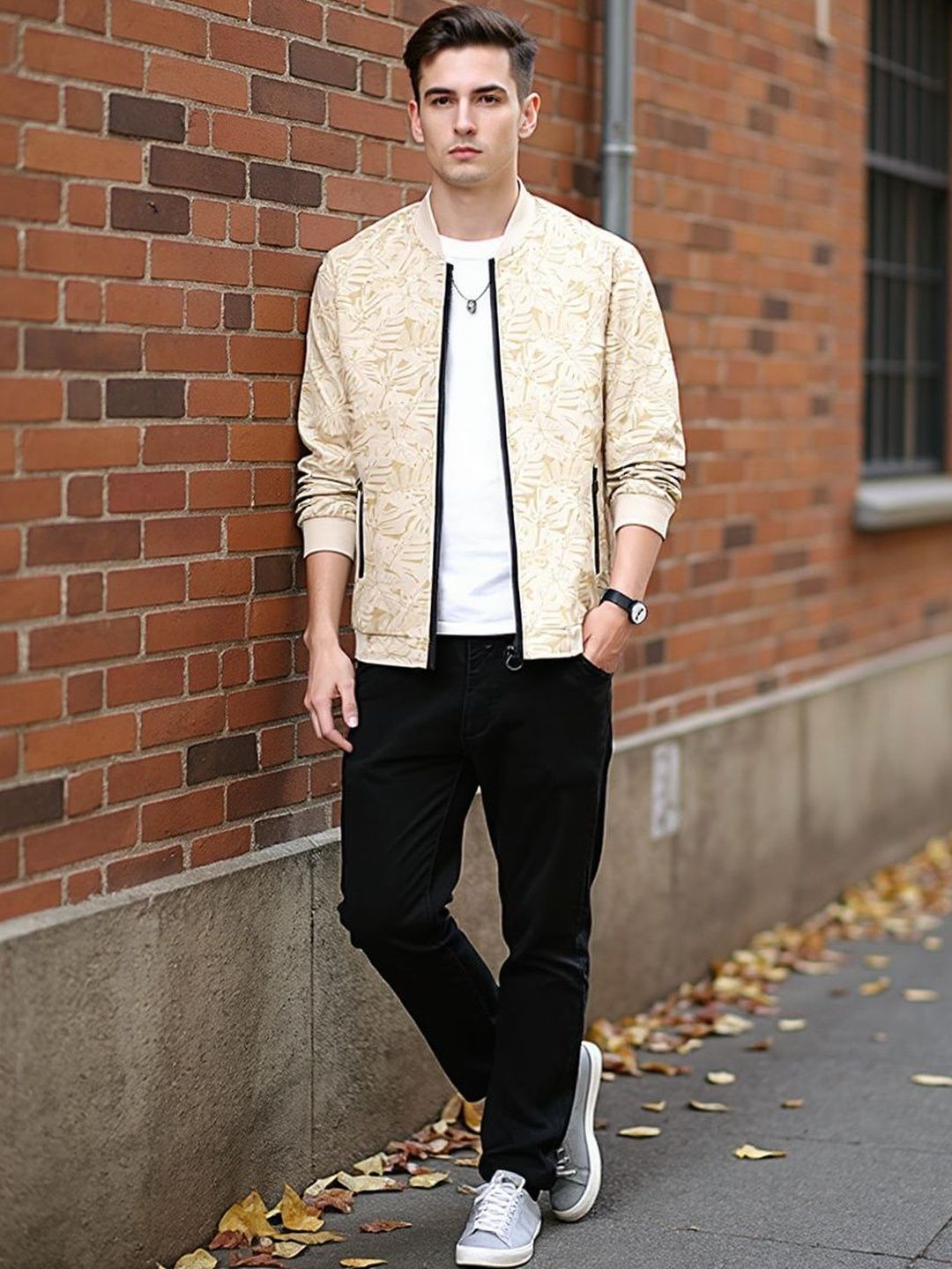 HERE&NOW Self Design Tailored Jacket