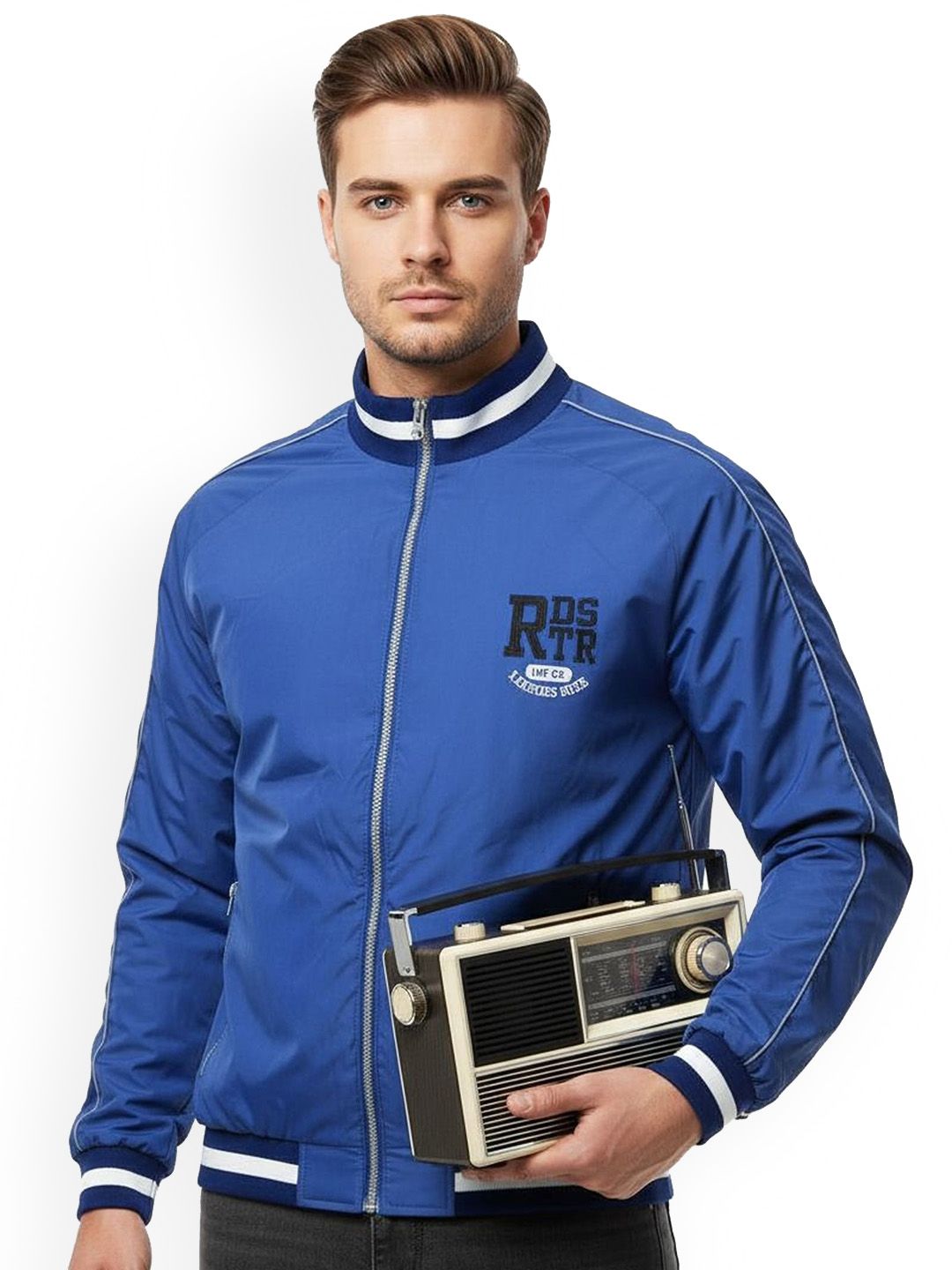Roadster The Roadster Lifestyle Co Mock Collar Sports Jacket