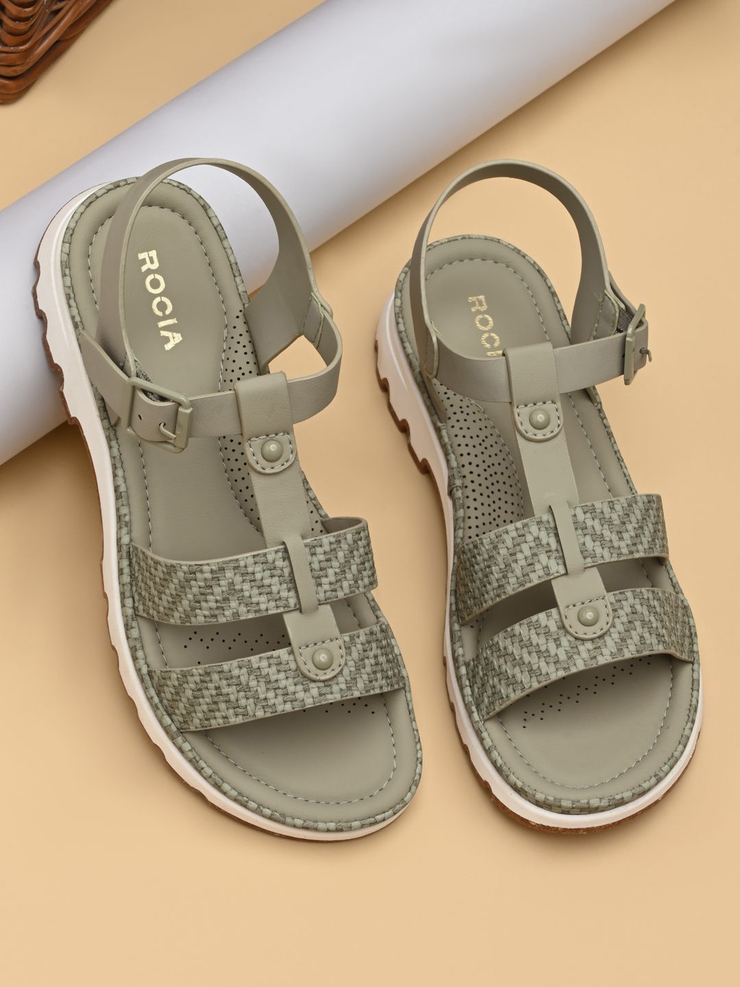 Rocia Women Open Toe Flats