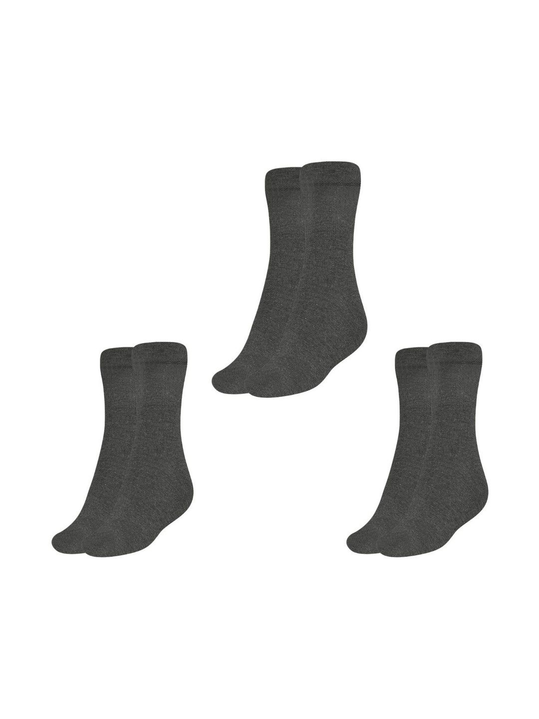 MUKHAKSH Men Pack Of 3 Calf-Length Cotton Socks