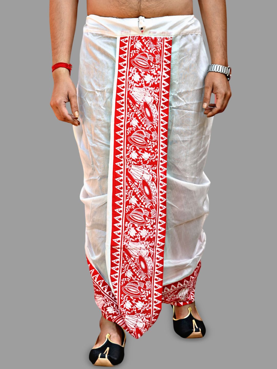 Krishiv Lifestyle Men Printed Dhotis