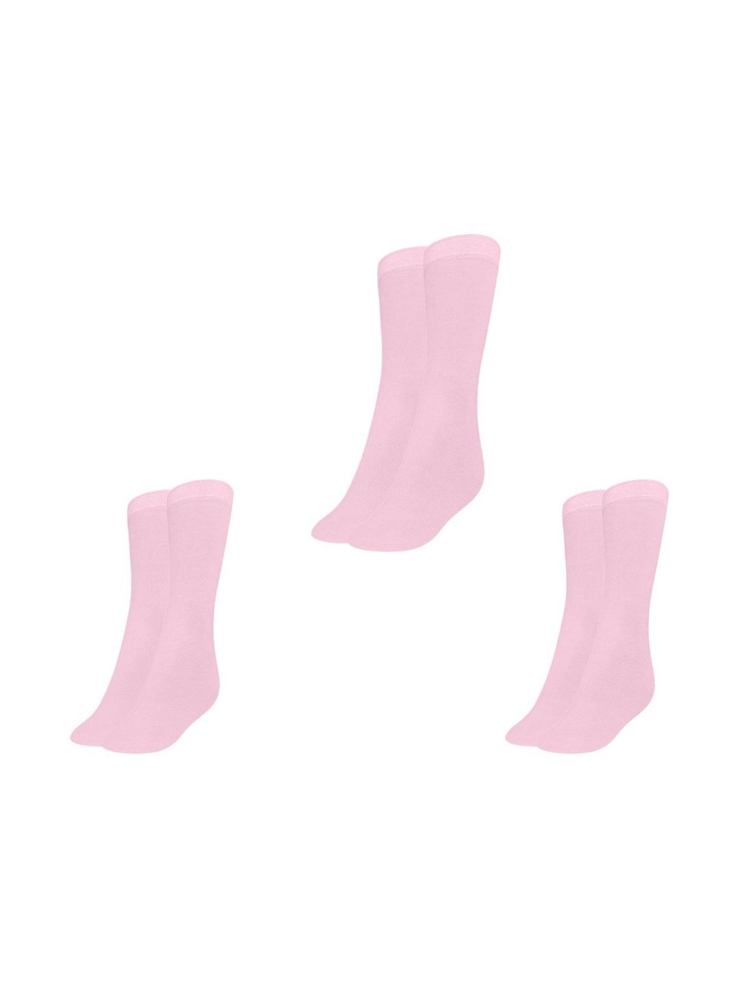 MUKHAKSH Men Pack Of 3 Solid Cotton Odour Free Calf-Length Socks