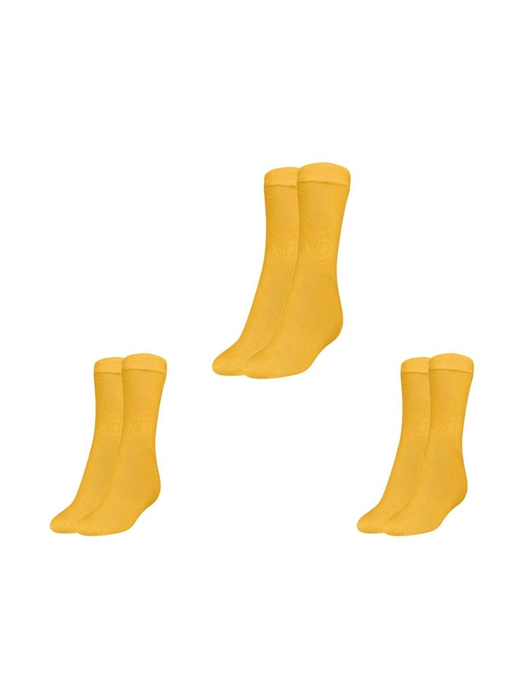MUKHAKSH Men Pack Of 3 Calf Length Socks