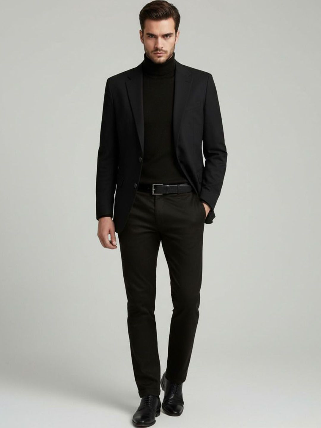 INVICTUS INVICTUS Men Solid Single-Breasted Double Vent Blazers