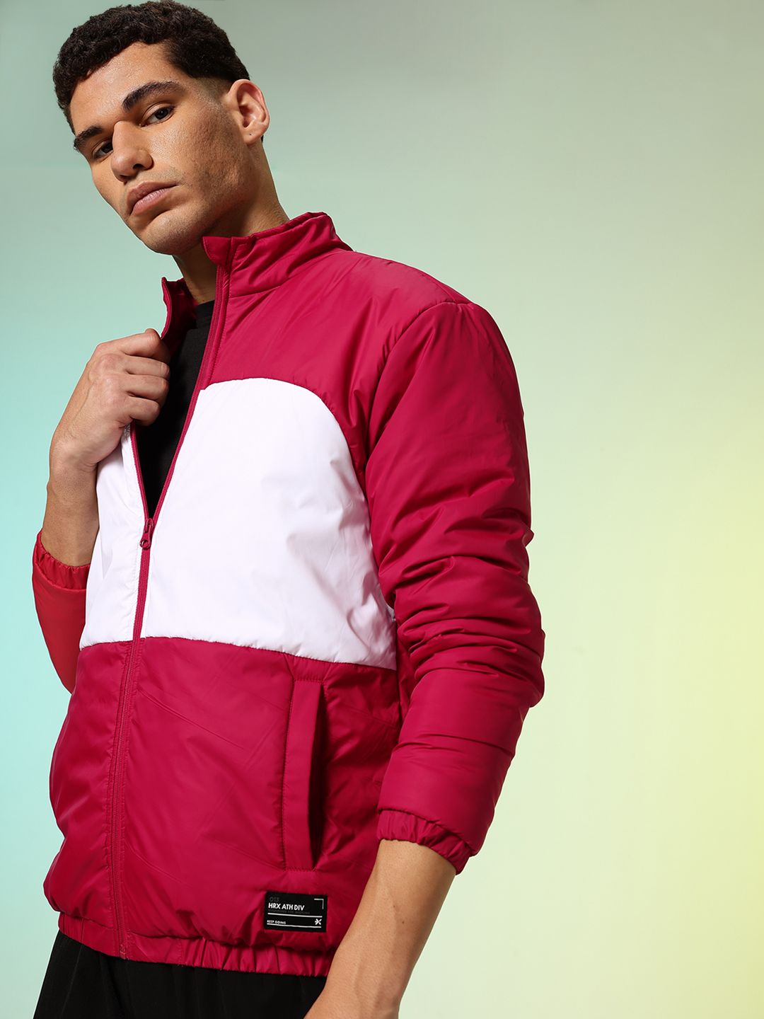 HRX by Hrithik Roshan Colourblocked Puffer Jacket