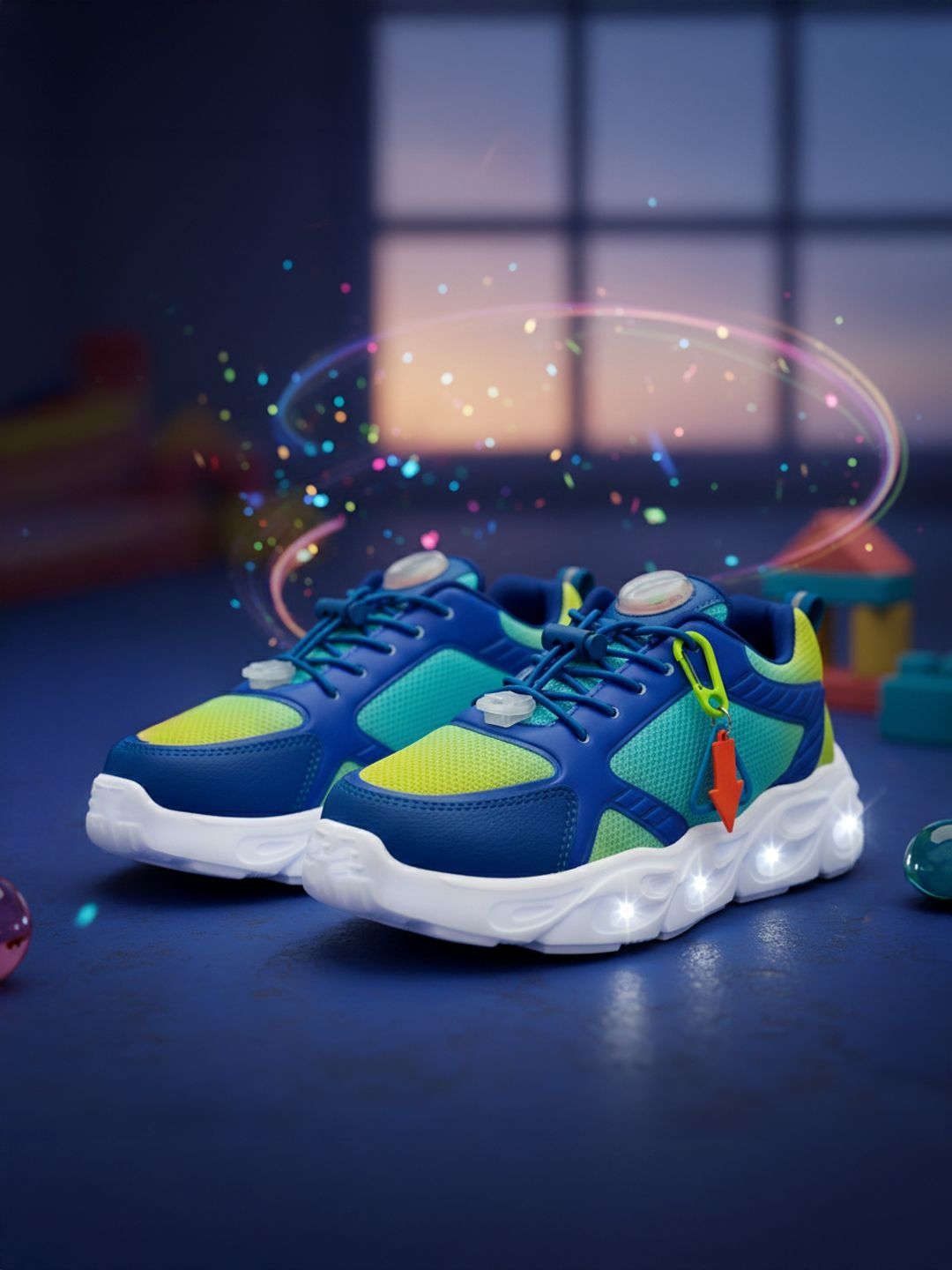 Hopits Boys Colourblocked Everyday Sneakers