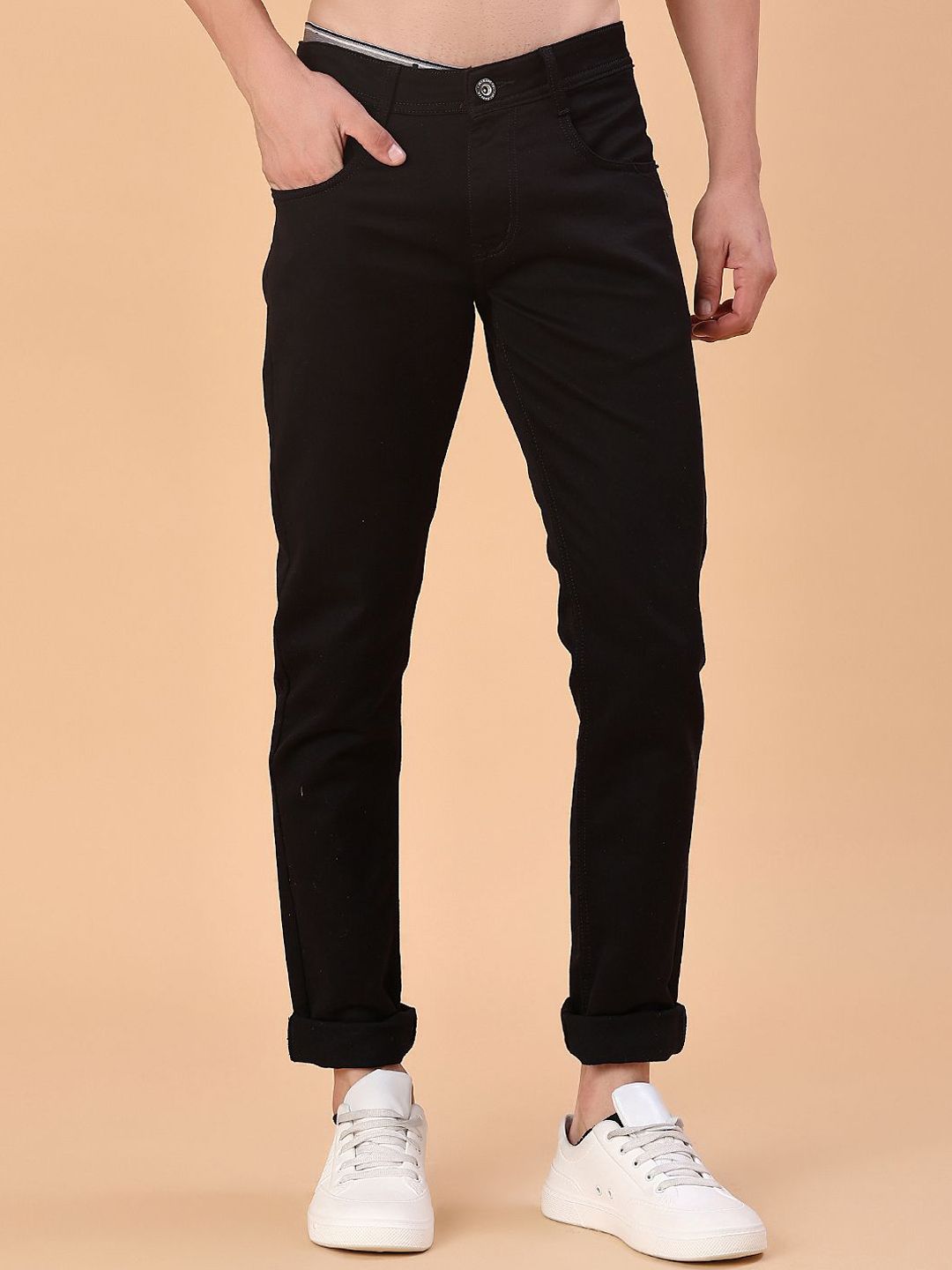 V-Mart Men Regular Fit Mid-Rise Stretchable Denim  Jeans