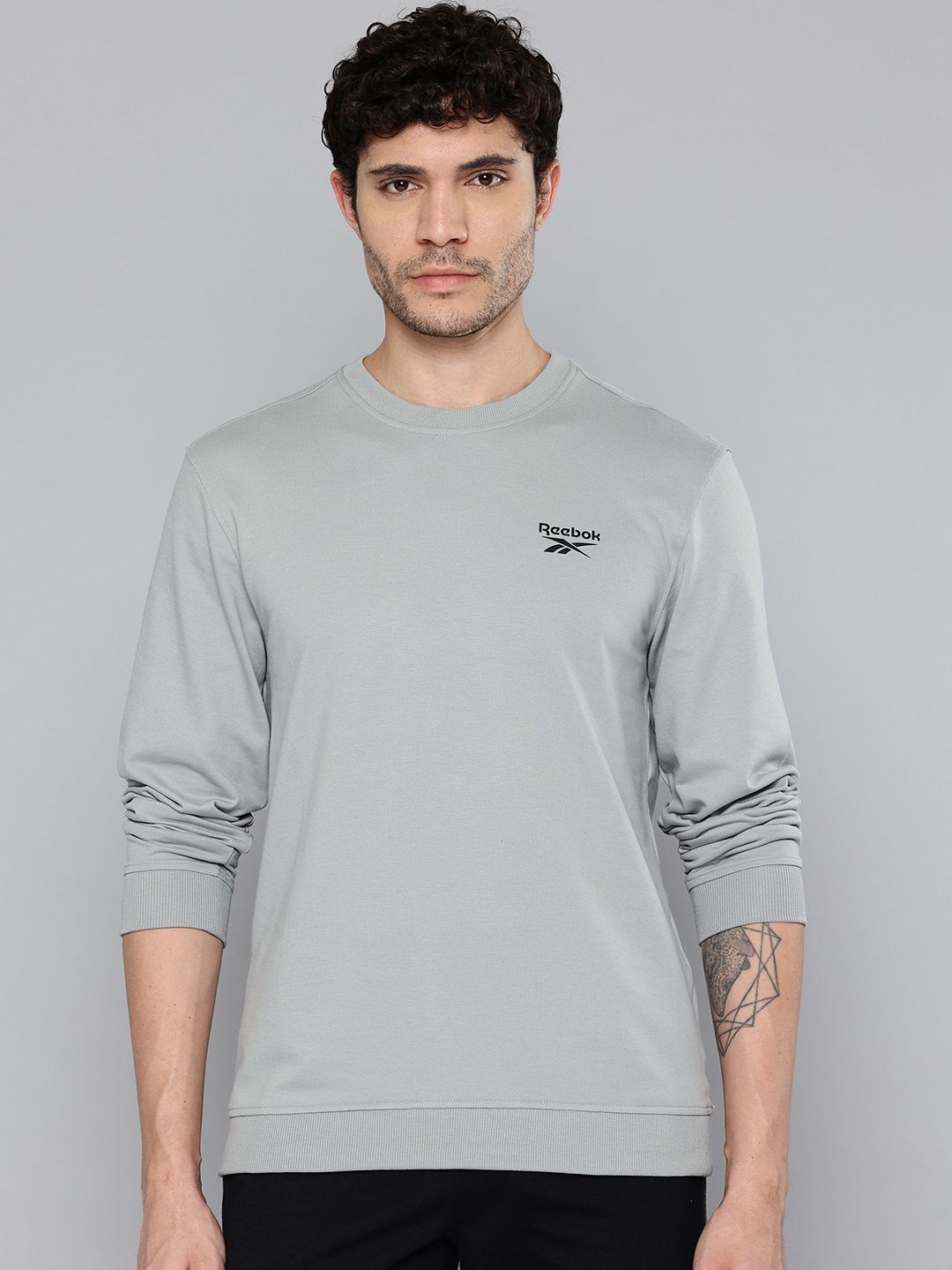 Reebok Men Printed Sweatshirt