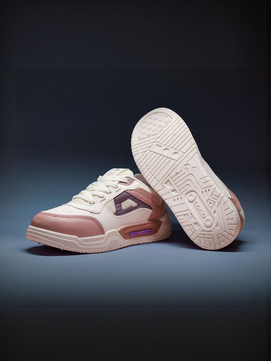 ASIAN Women Colourblocked Lace Up Casual Sneakers