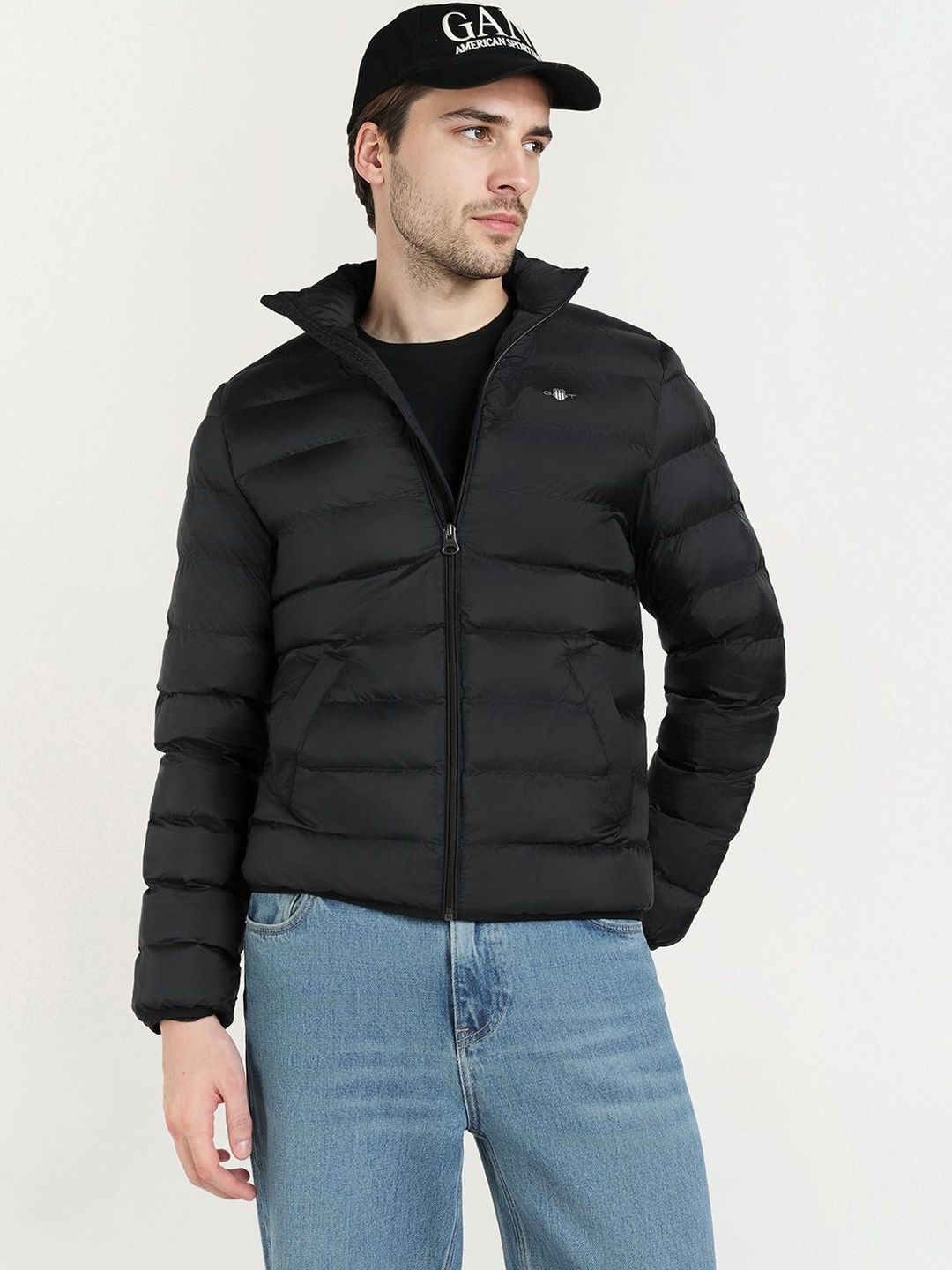 GANT Men Lightweight High Neck  Puffer Jacket