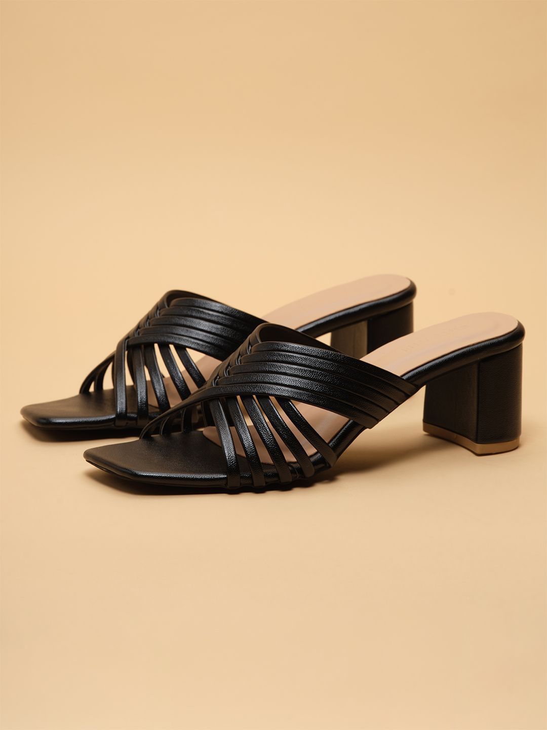 ERIDANI Womem Work Block Sandals