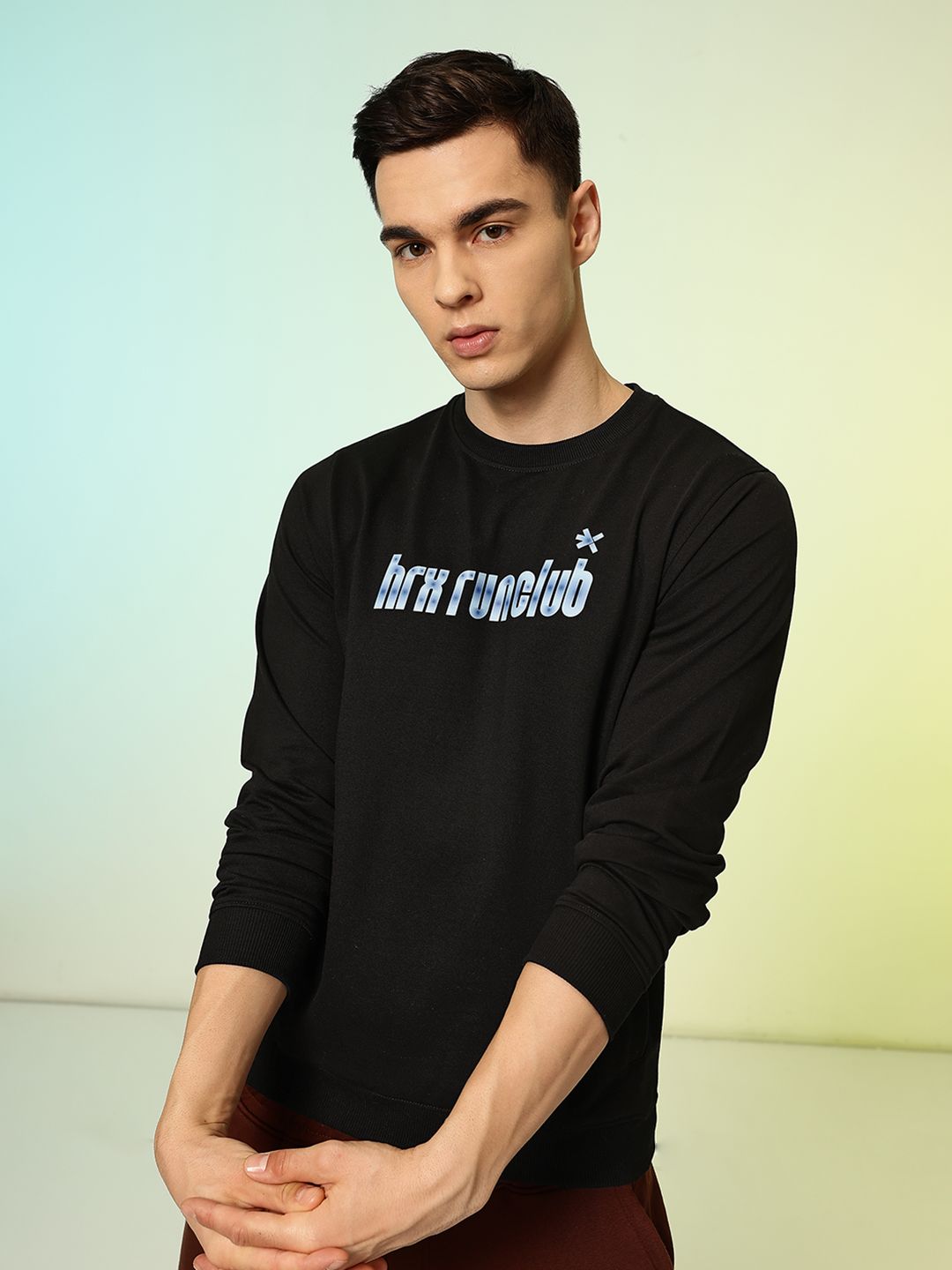 HRX by Hrithik Roshan Printed Running Sweatshirt