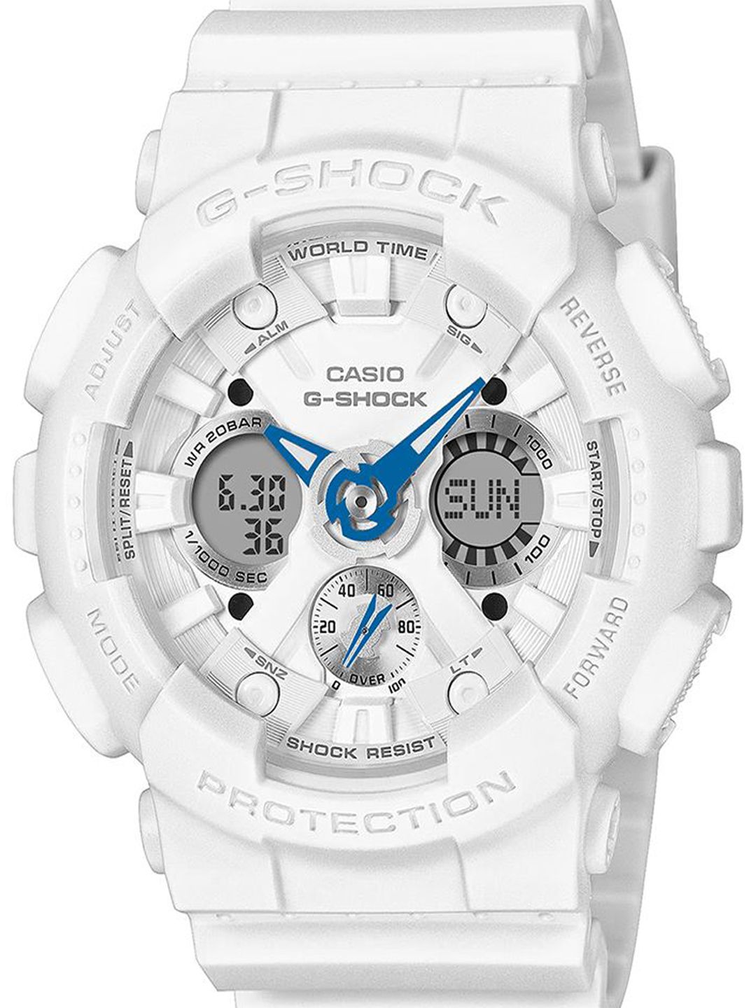 Buy CASIO G-SHOCK WOMEN GMA-S120SA-7A2DR White Analog-Digital dial
