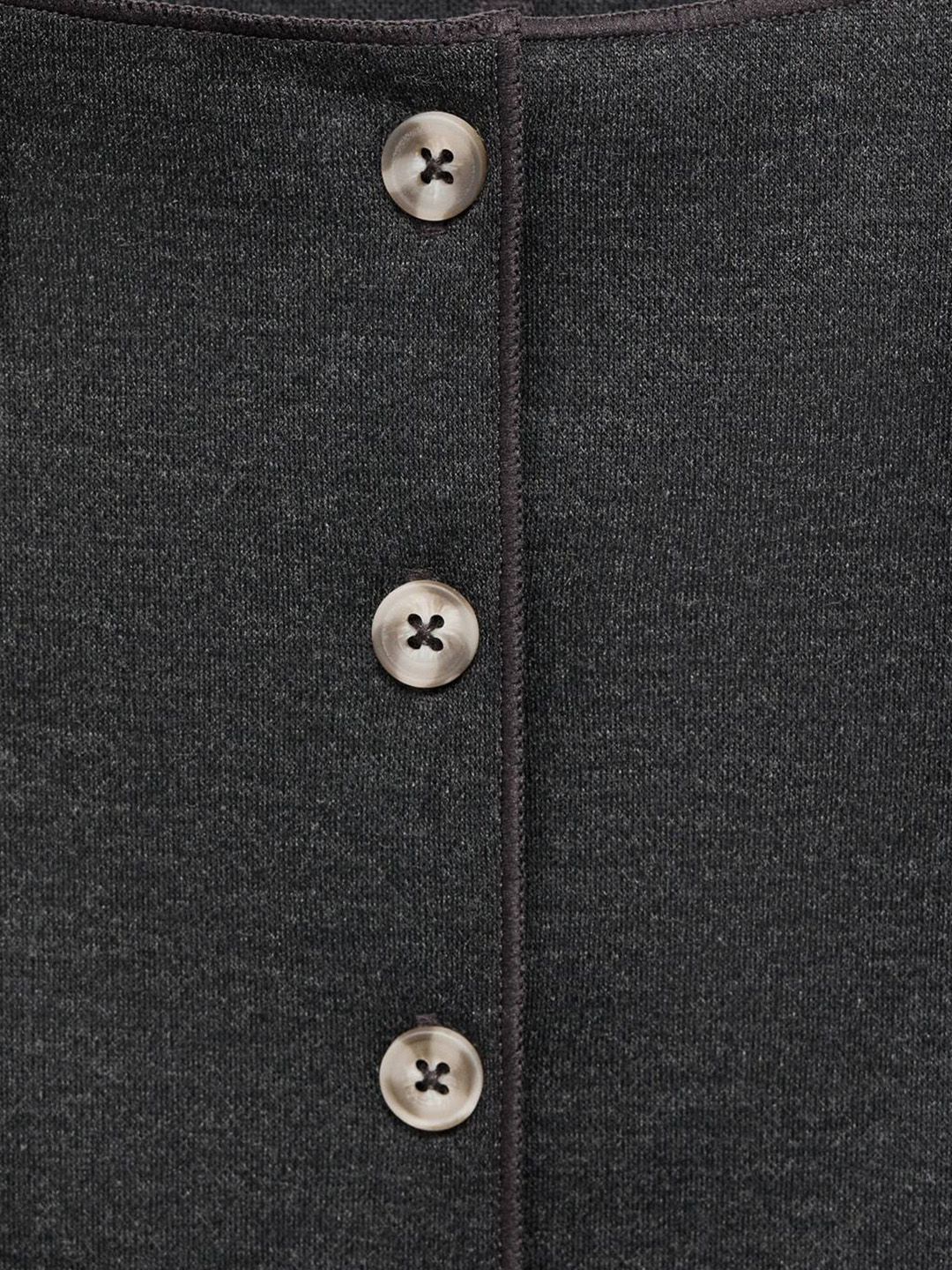 Solid Sleeveless Waistcoat