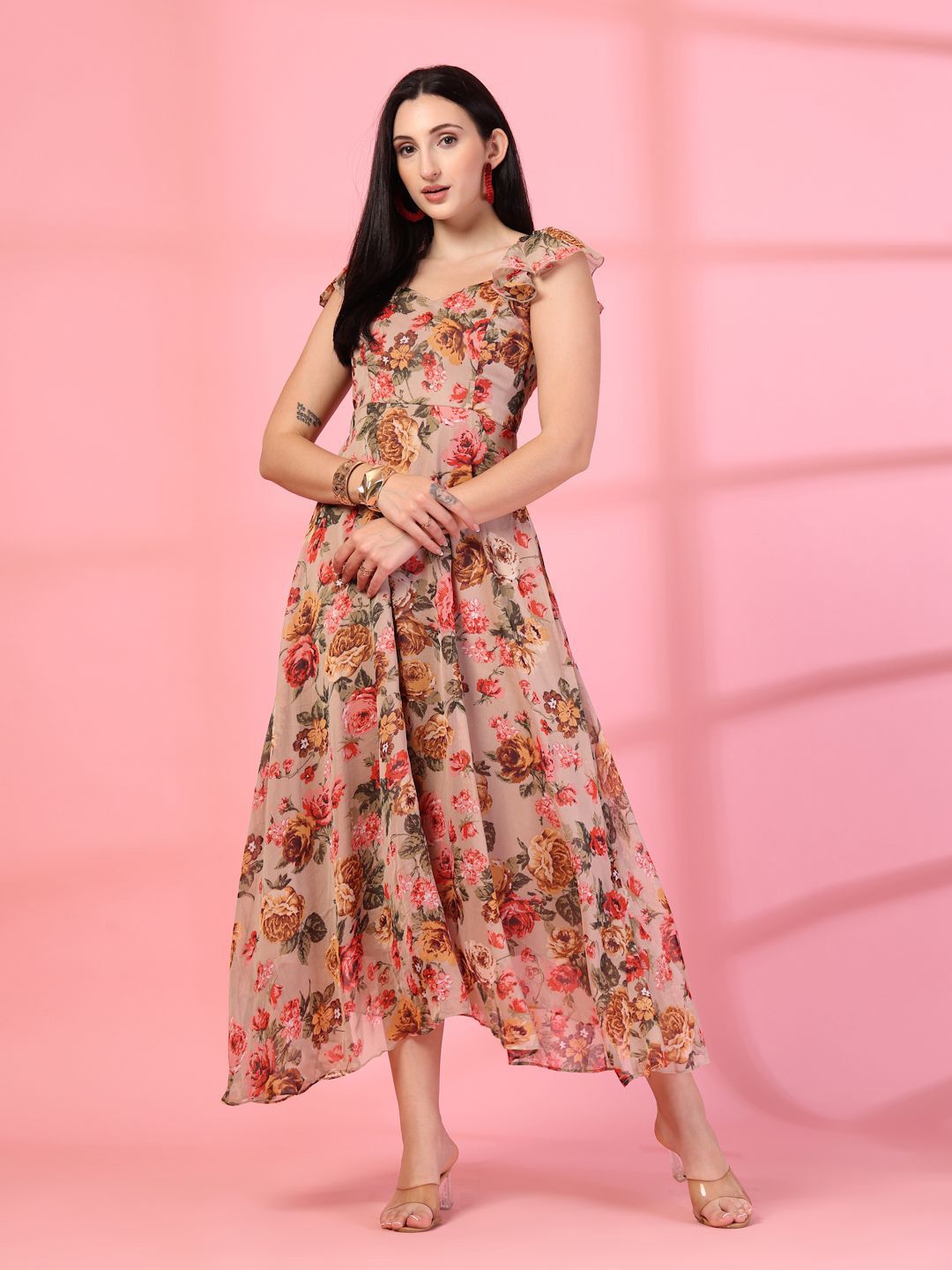Buy R.Code by The Roadster Life Co. Women Floral Printed Flutter