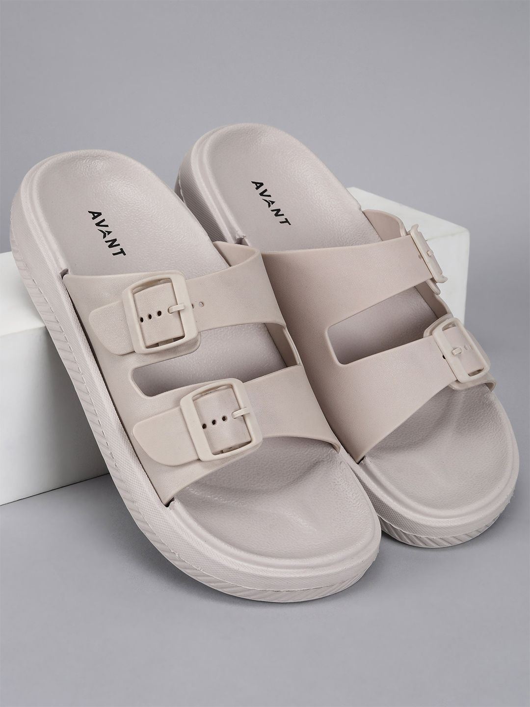 AVANT Men Brisk Sliders - Cream