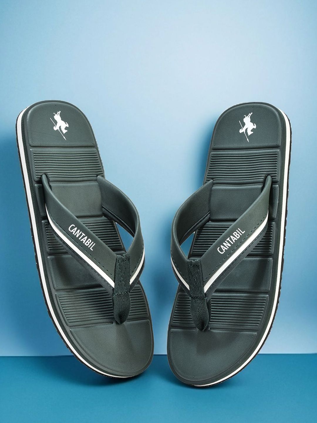 Cantabil Men Solid Thong Lightweight & Comfortable Flip-Flops