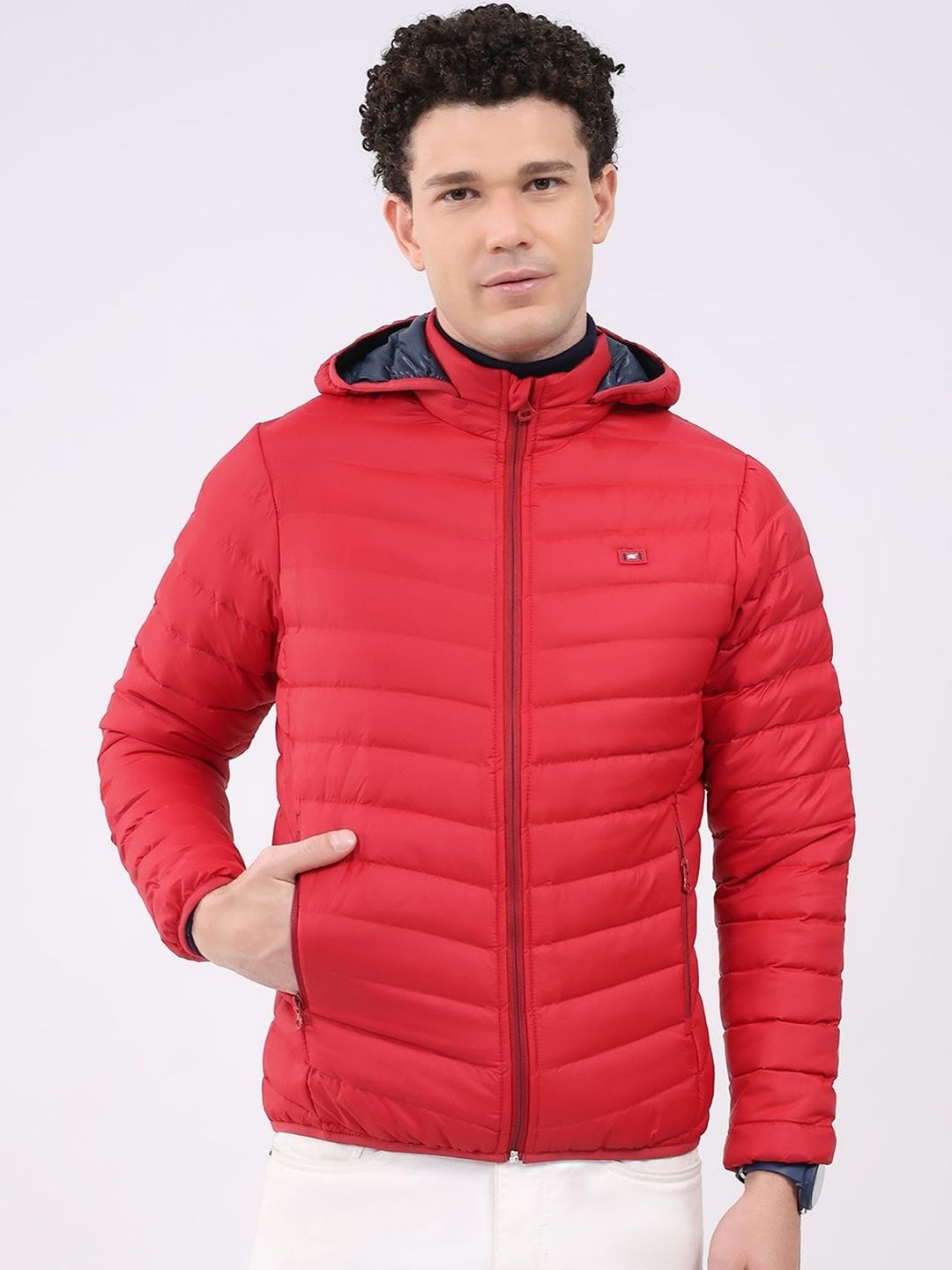 Monte Carlo Men Hooded Solid Puffer Jacket