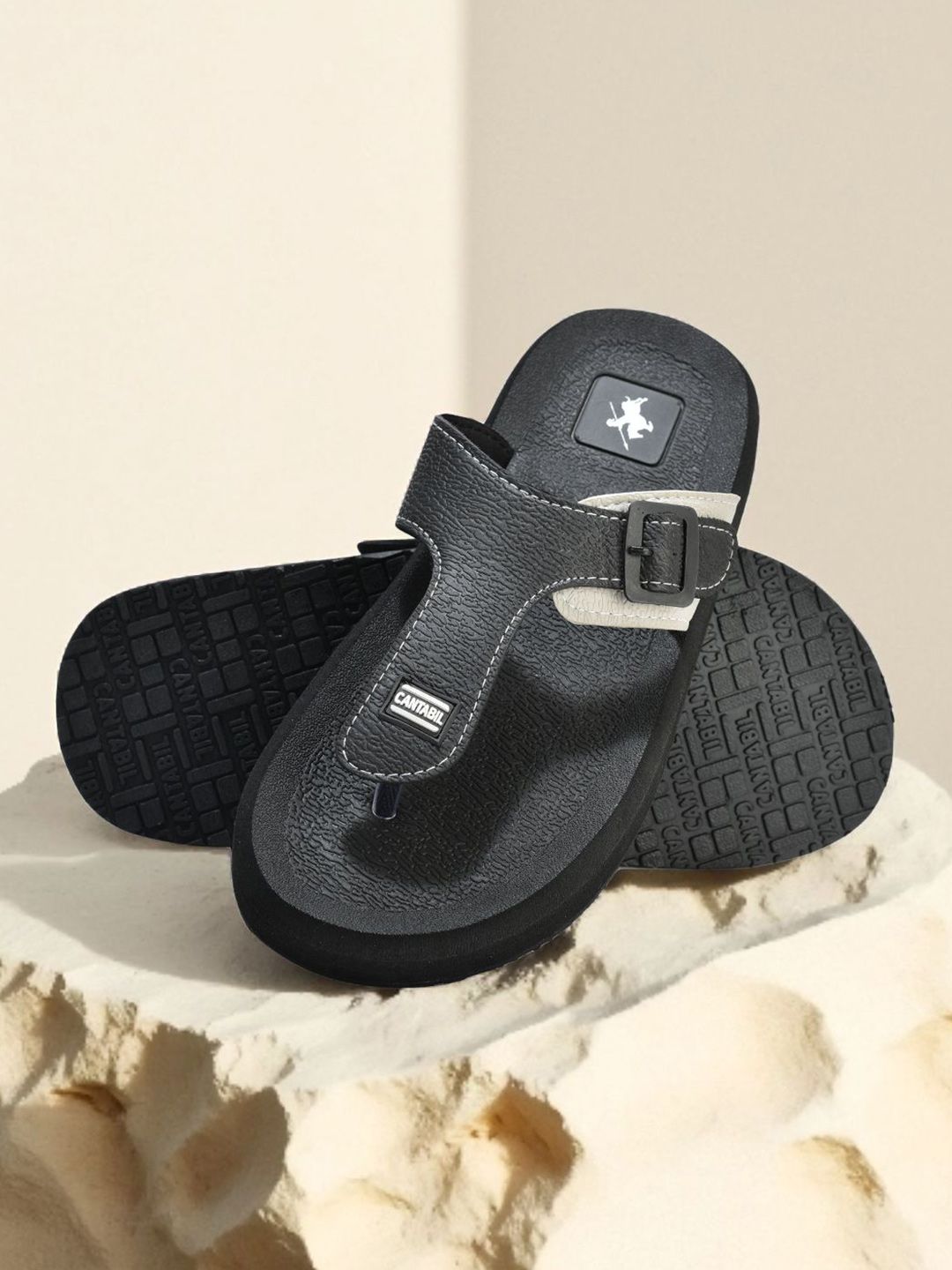 Cantabil Men Lightweight Thong Flip-Flops