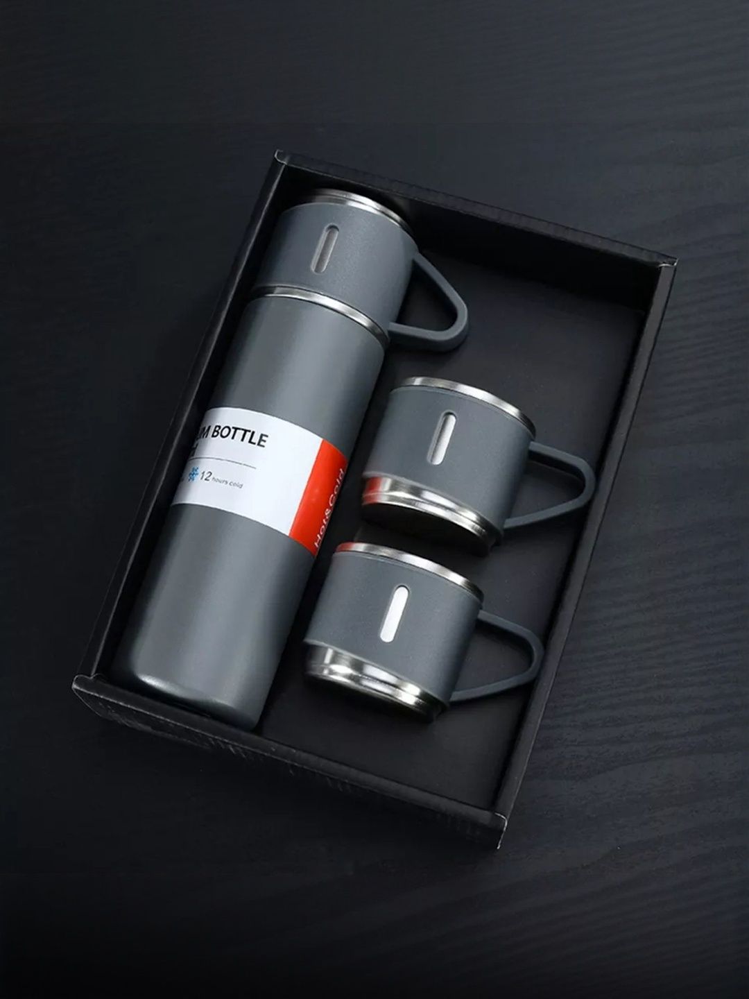 Style Homez Grey Single Stainless Steel Double Wall Vacuum Water Bottle