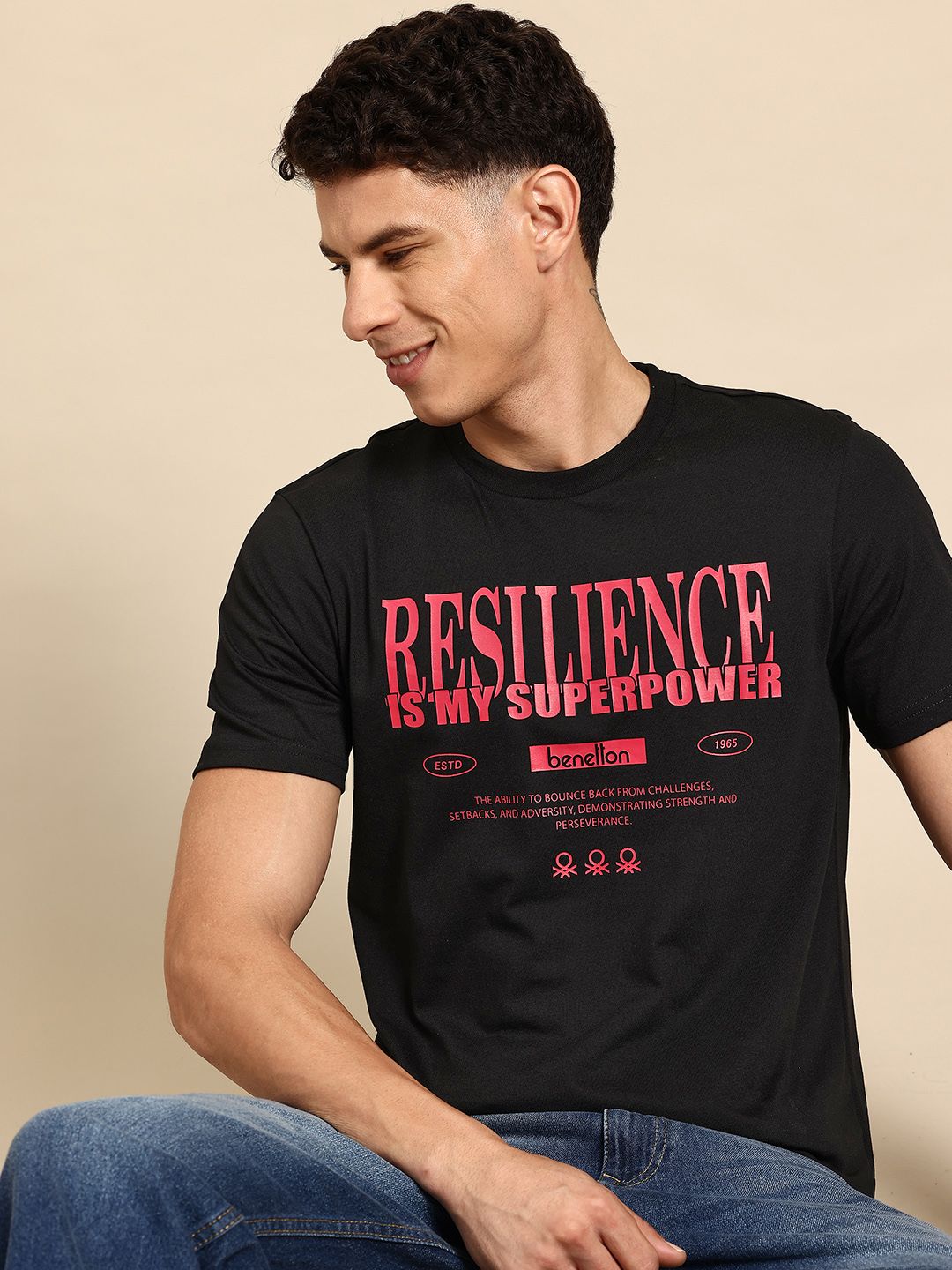 United Colors of Benetton Printed T-shirt